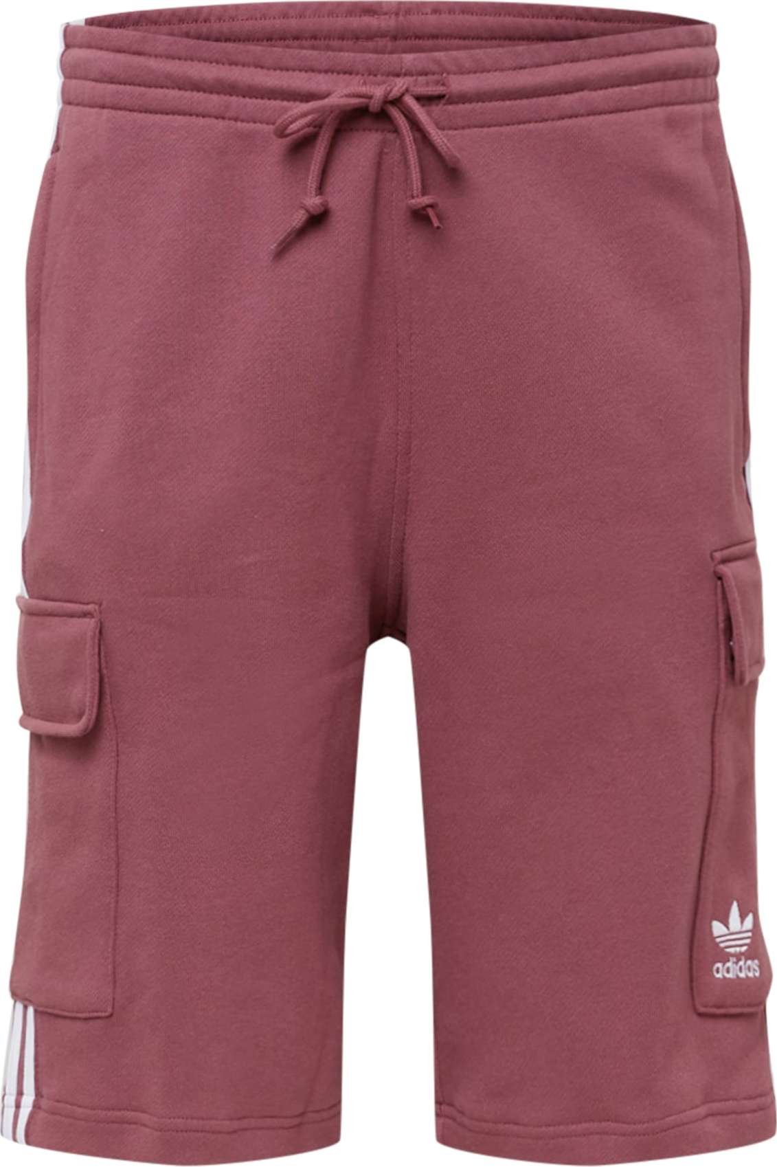 ADIDAS ORIGINALS Kalhoty bílá / rezavě červená