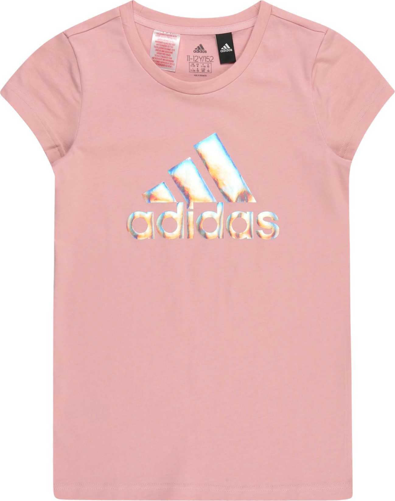 ADIDAS PERFORMANCE Funkční tričko pink / oranžová / světlemodrá