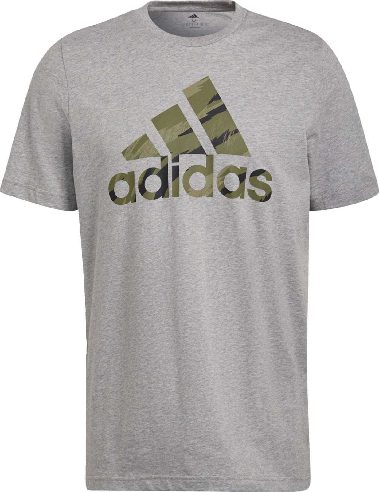 ADIDAS PERFORMANCE Funkční tričko šedá / olivová