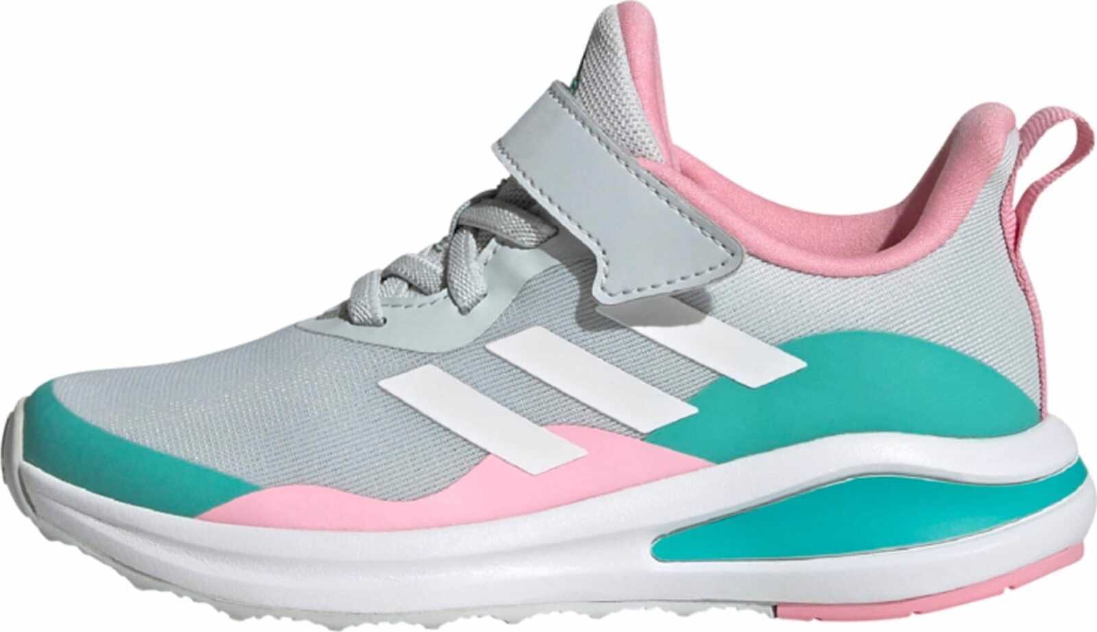 ADIDAS PERFORMANCE Sportovní boty 'FortaRun' šedá / růžová / tyrkysová