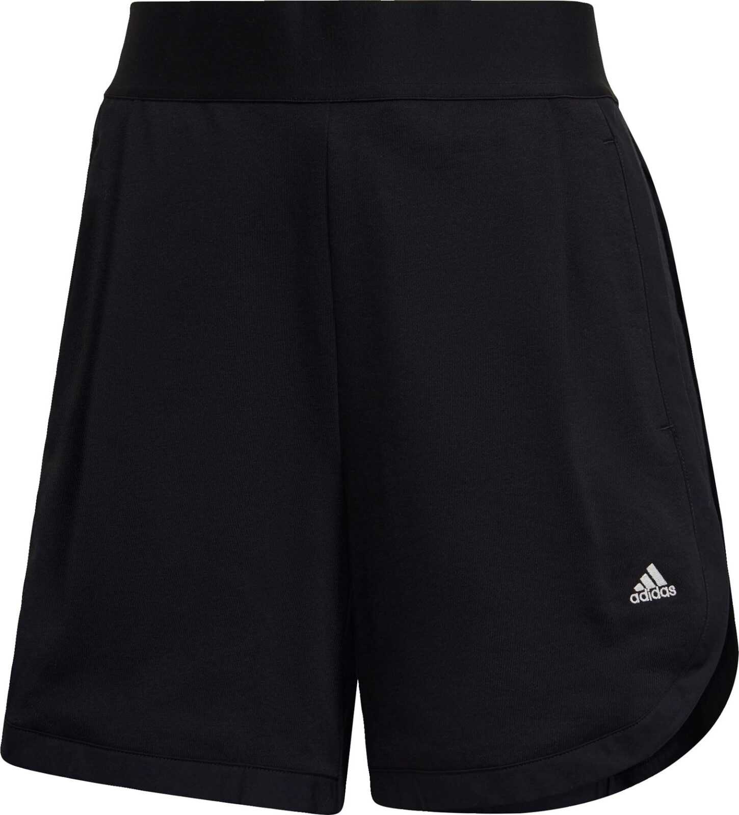 ADIDAS PERFORMANCE Sportovní kalhoty černá / bílá