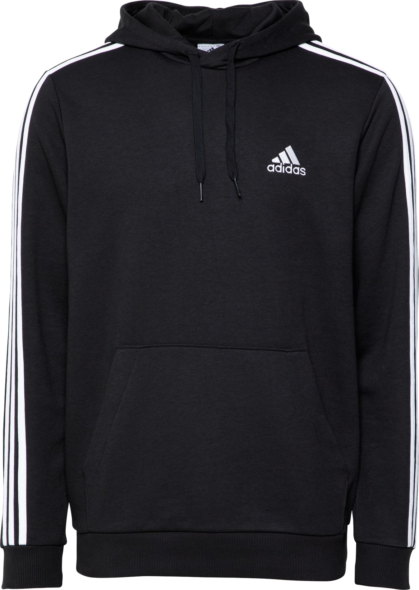 ADIDAS PERFORMANCE Sportovní mikina černá / bílá