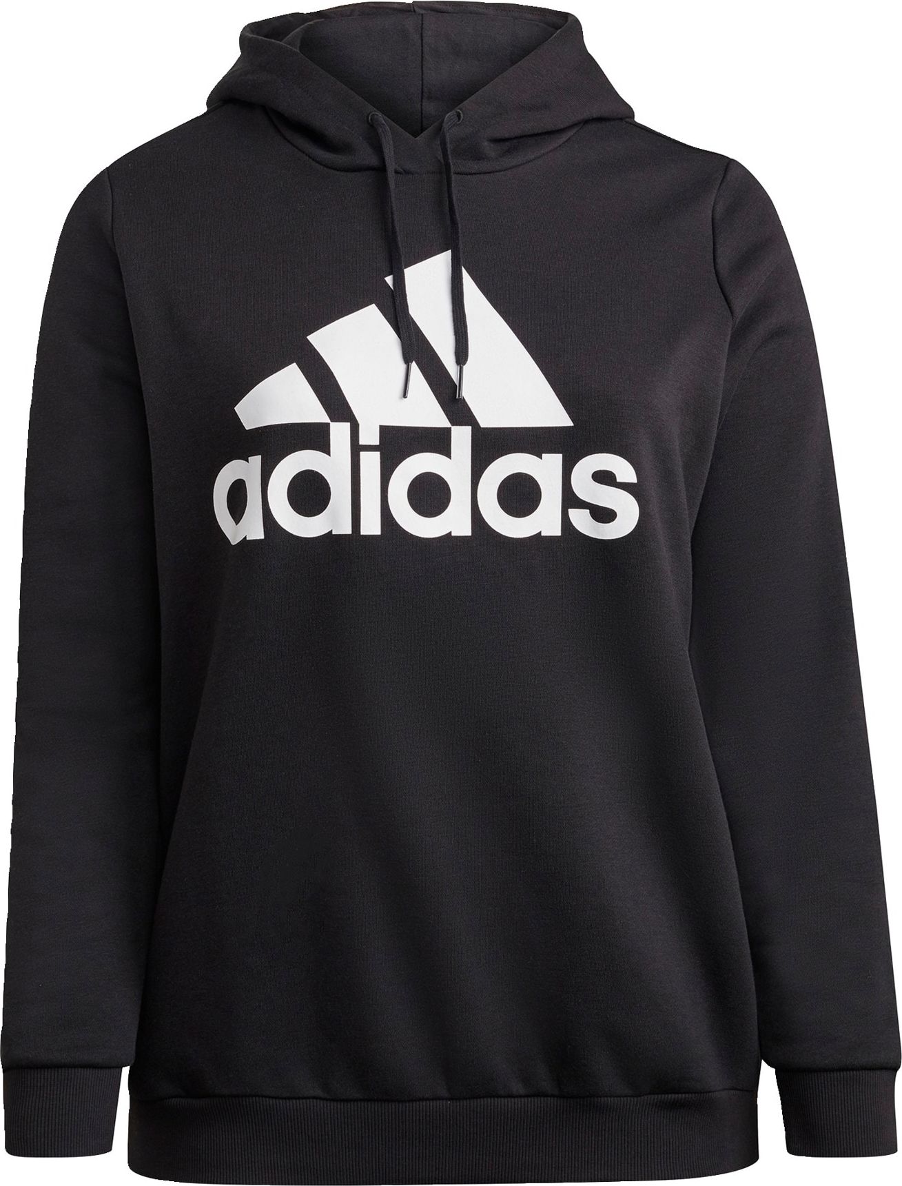 ADIDAS PERFORMANCE Sportovní mikina černá / bílá