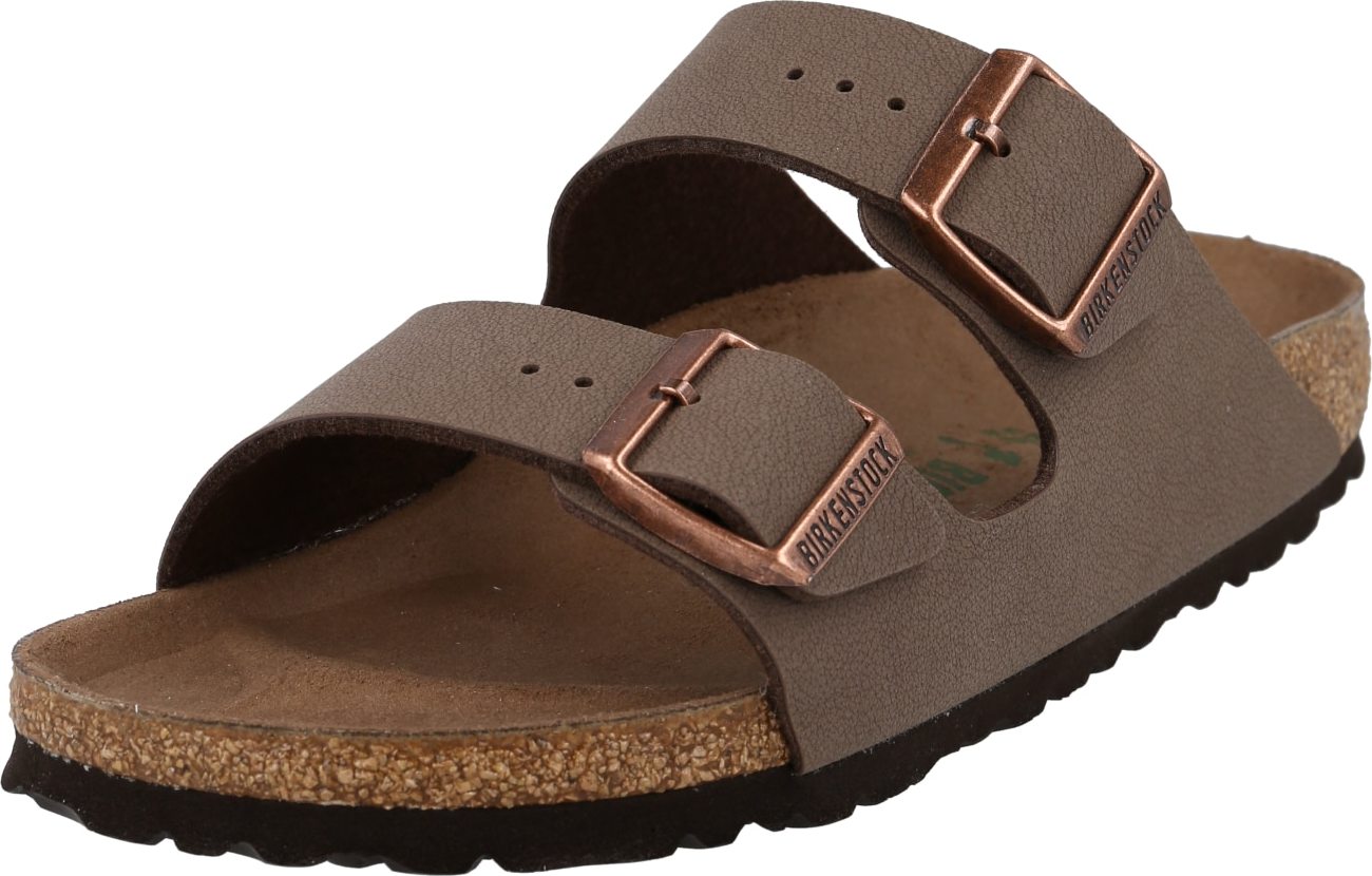 BIRKENSTOCK Pantofle 'Arizona' hnědá