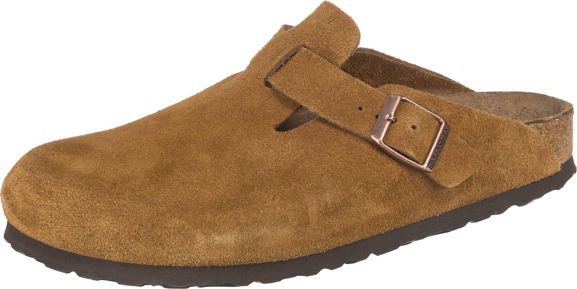 BIRKENSTOCK Pantofle 'Boston' hnědá