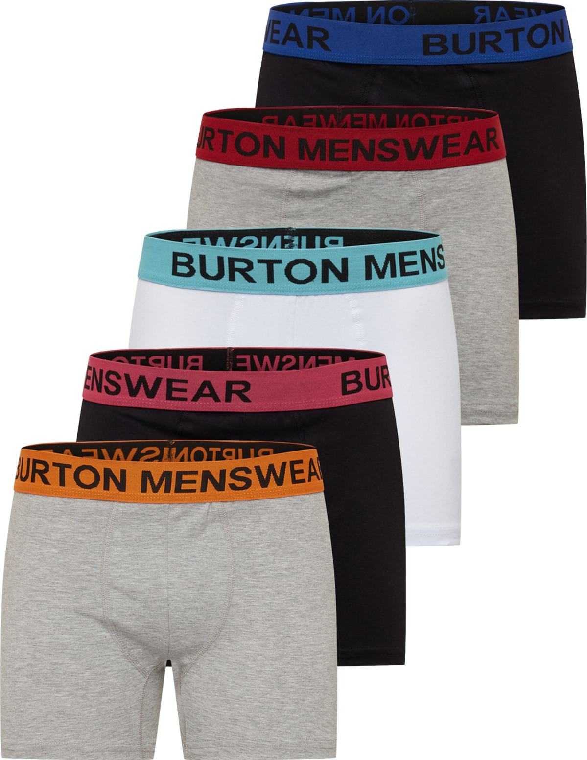 BURTON MENSWEAR LONDON Boxerky mix barev