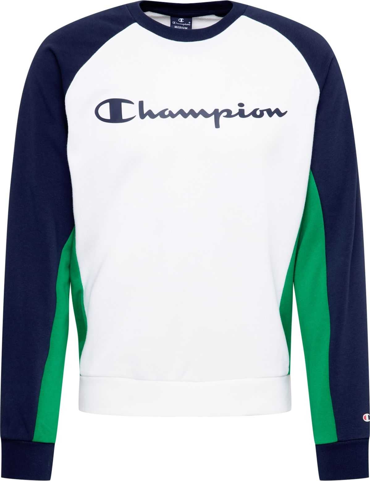 Champion Authentic Athletic Apparel Mikina marine modrá / bílá / zelená / červená