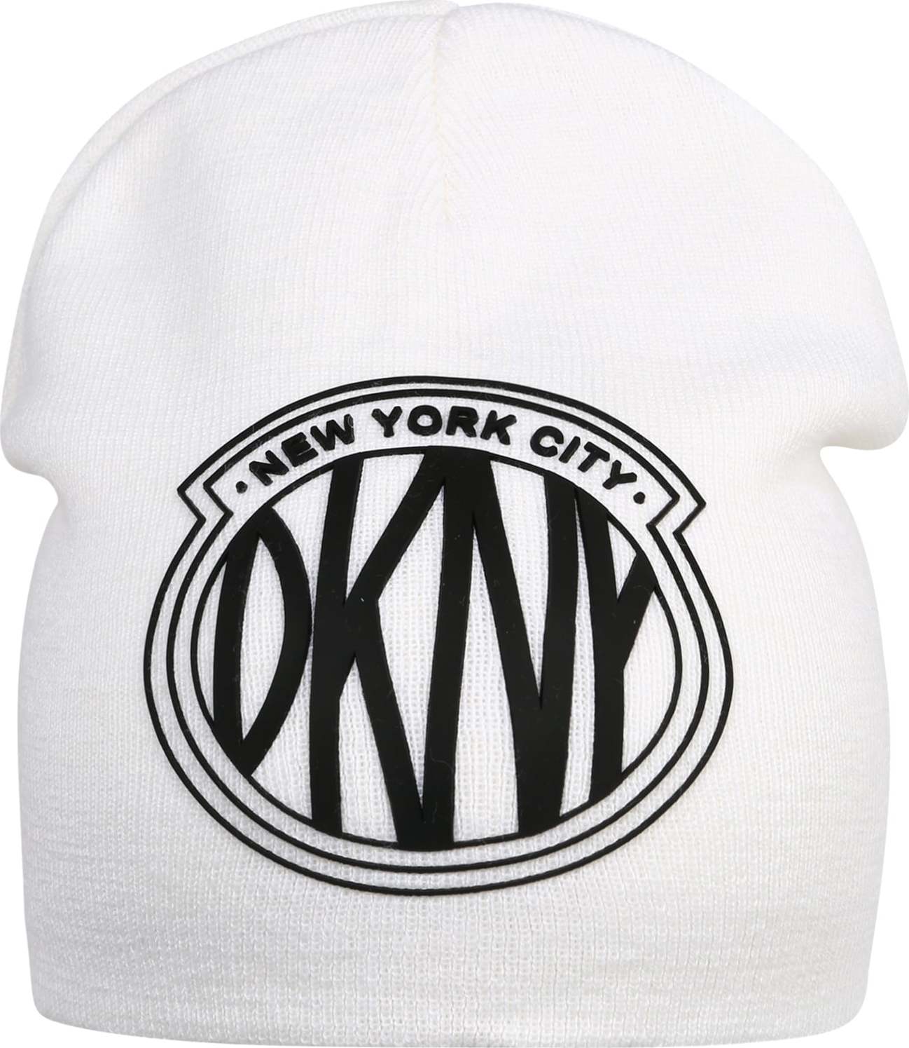 DKNY Čepice bílá / černá