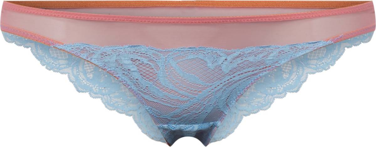 Dora Larsen Kalhotky 'PENELOPE LACE KNICKER' modrá / růžová