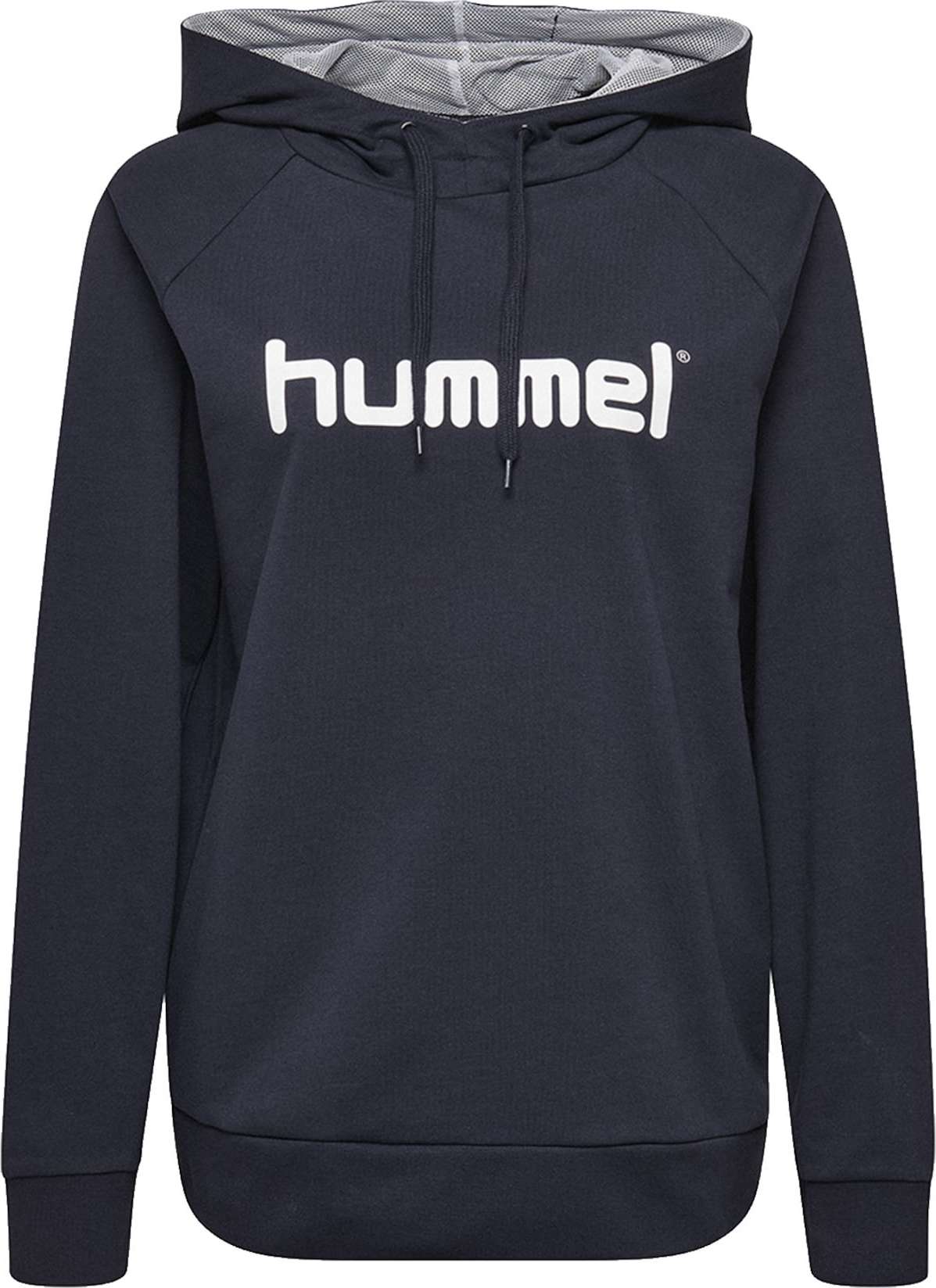 Hummel Sportovní mikina bílá / marine modrá