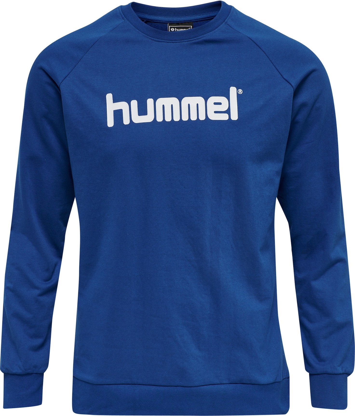 Hummel Sportovní mikina modrá / bílá