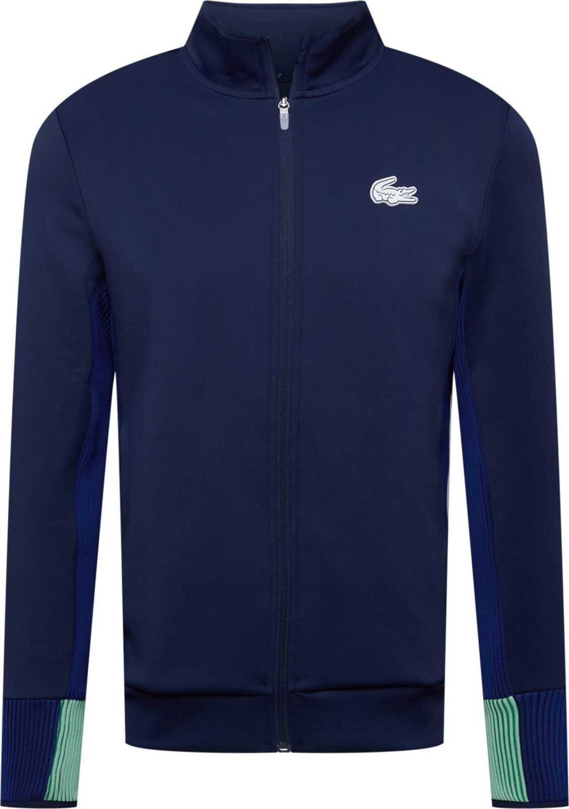 Lacoste Sport Mikina s kapucí námořnická modř / modrá / nefritová