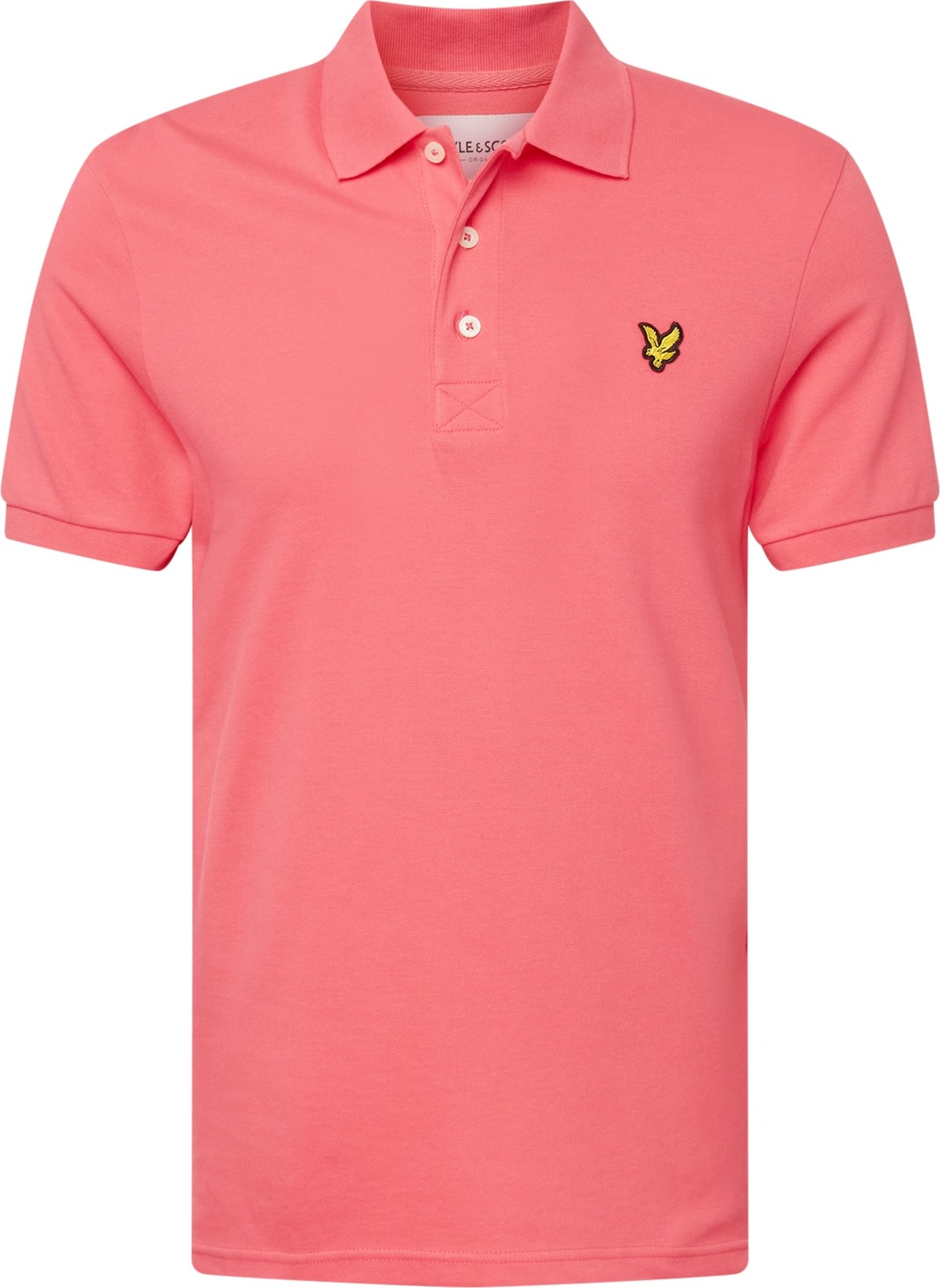 Lyle & Scott Tričko růže / černá / žlutá