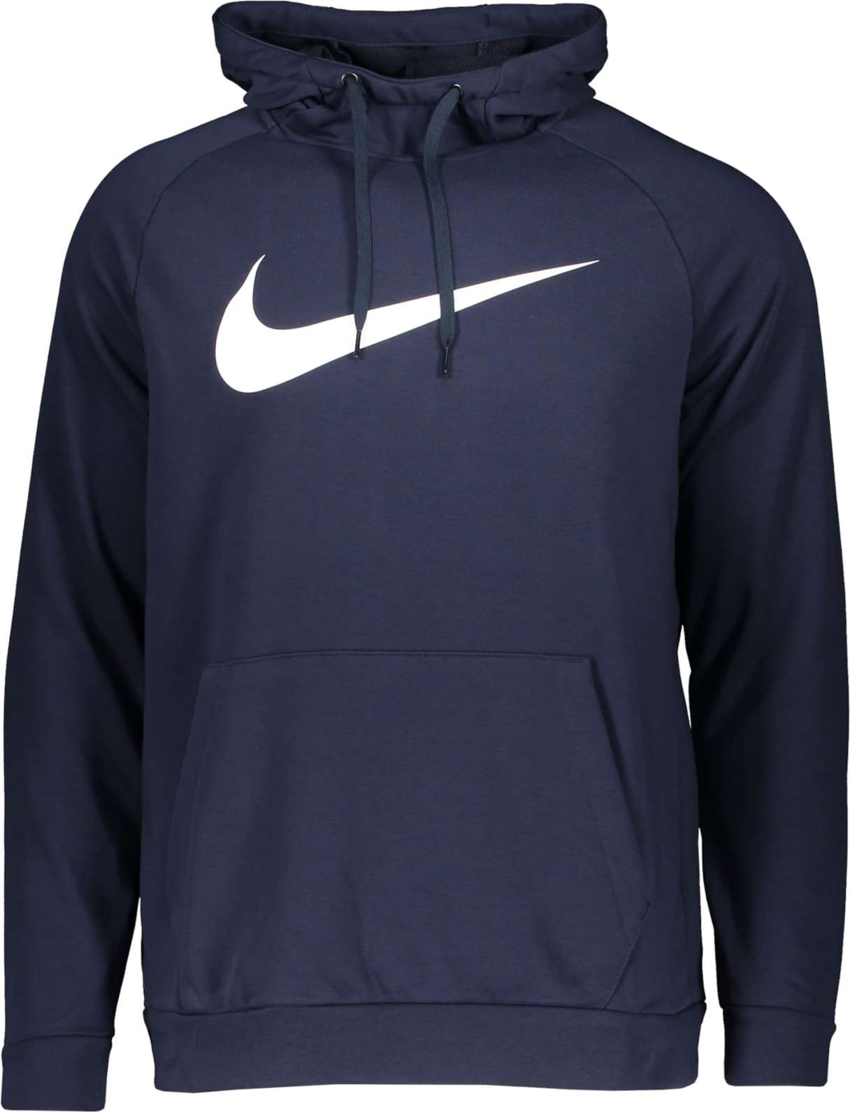 NIKE Sportovní mikina marine modrá / bílá