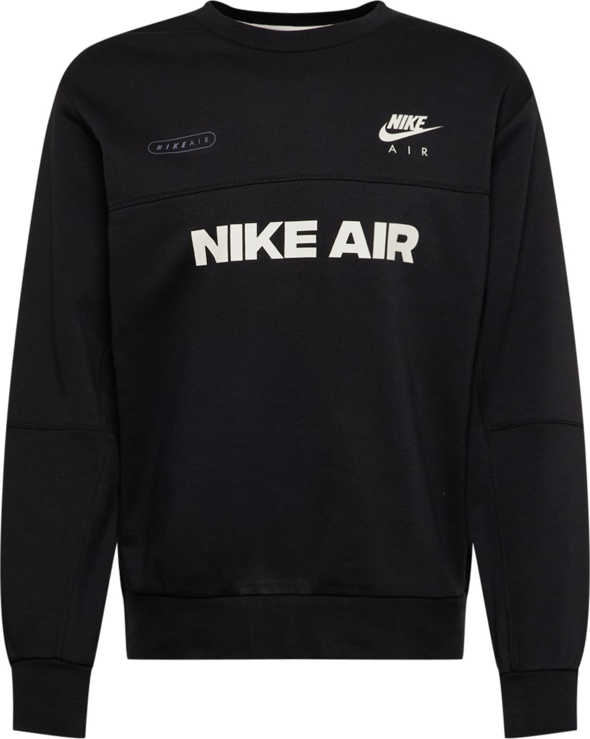 Nike Sportswear Mikina černá / bílá