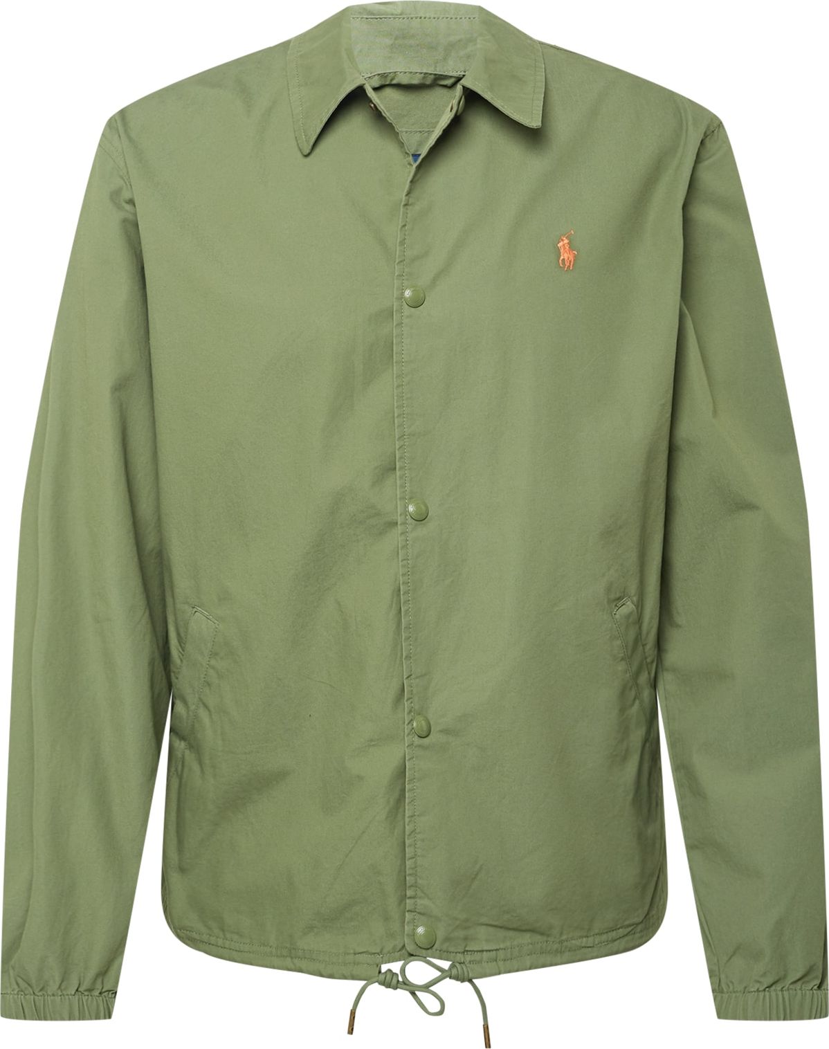 Polo Ralph Lauren Přechodná bunda khaki / oranžová