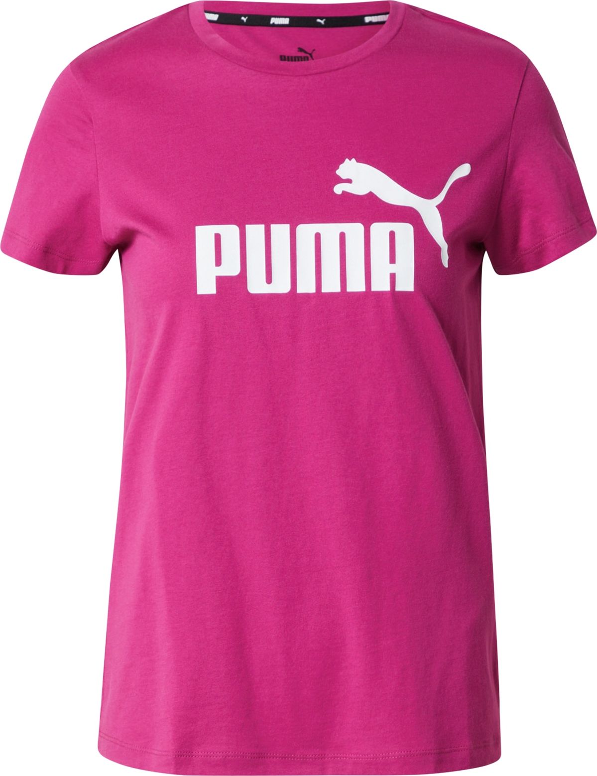 PUMA Funkční tričko fuchsiová / bílá