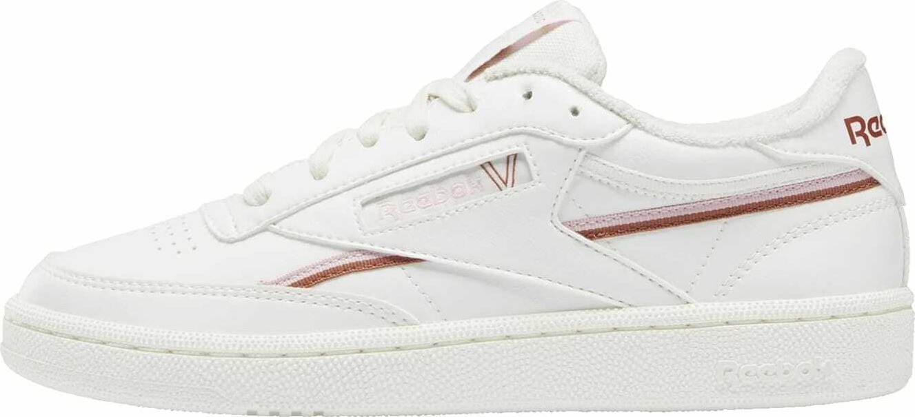 Reebok Classics Tenisky 'Club C 85' bílá / pink / rezavě červená