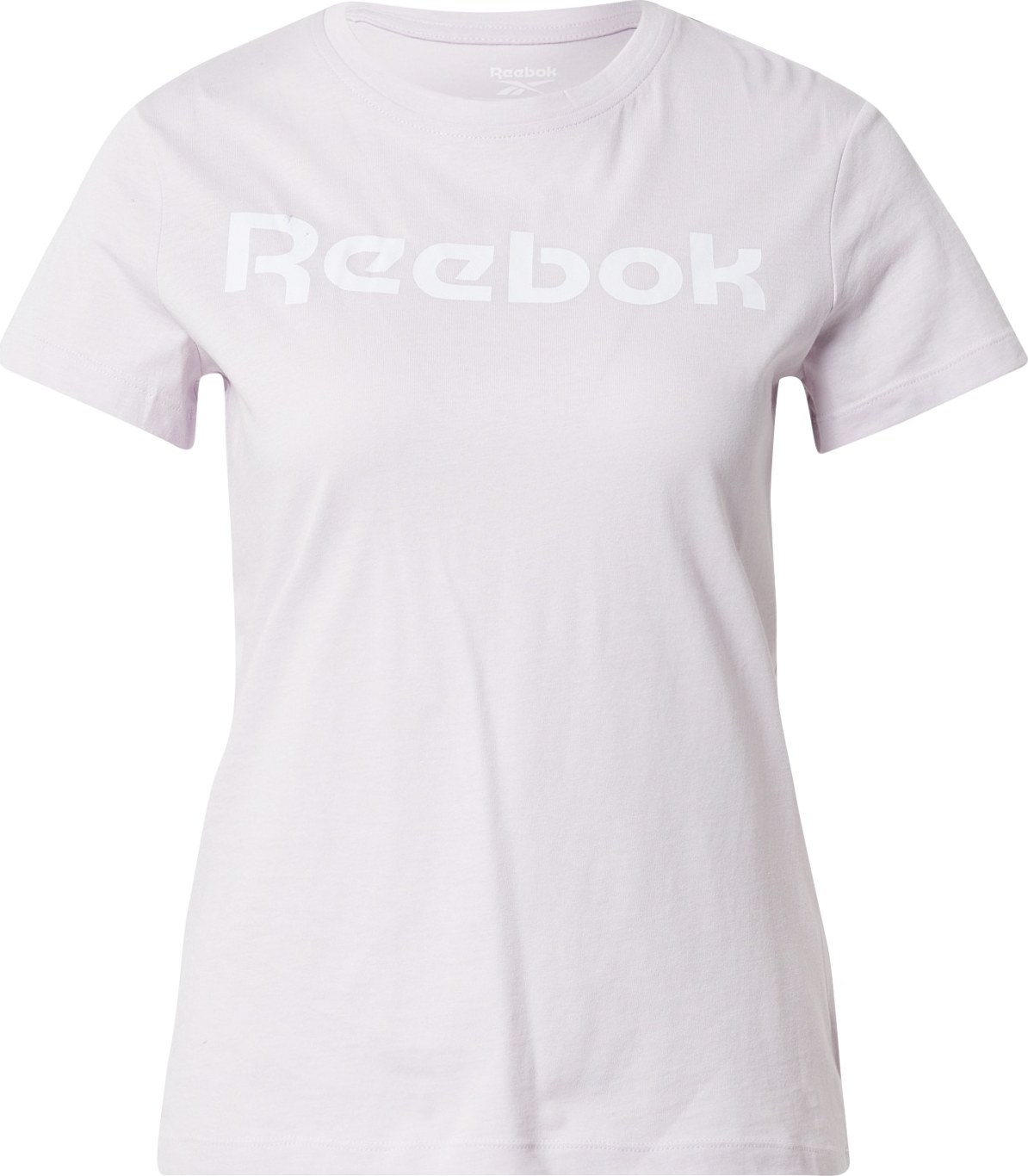 Reebok Sport Funkční tričko pastelová fialová / bílá