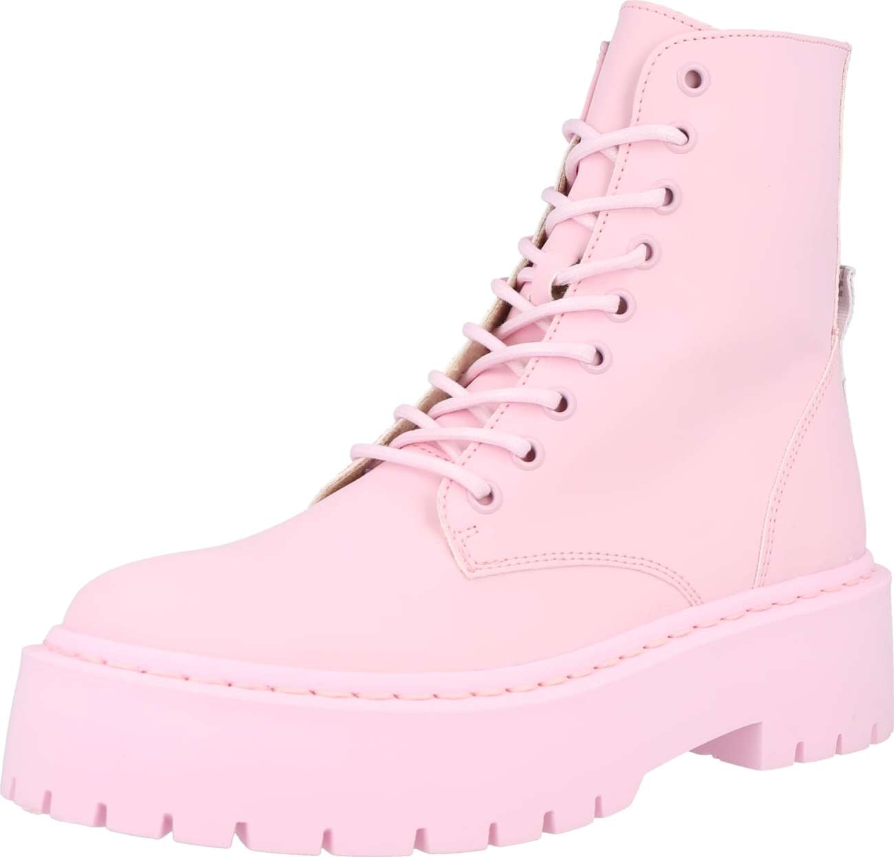 STEVE MADDEN Šněrovací kozačky 'Skylar' pink