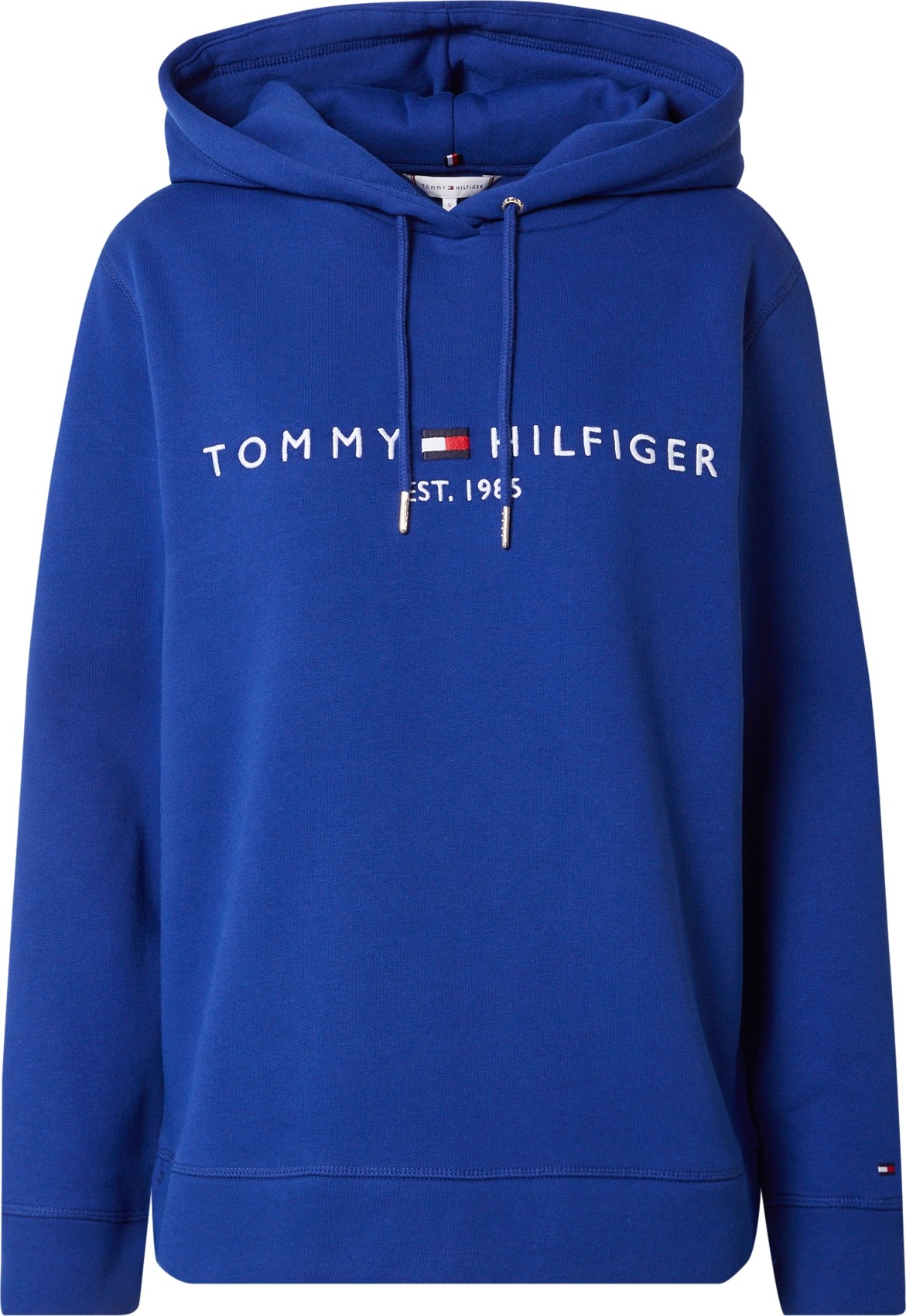 TOMMY HILFIGER Mikina tmavě modrá / bílá