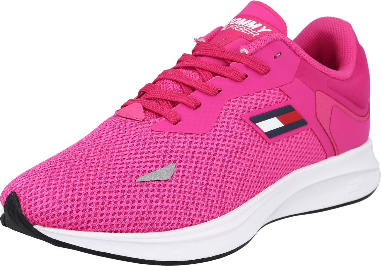 TOMMY HILFIGER Tenisky pink / noční modrá / bílá / červená