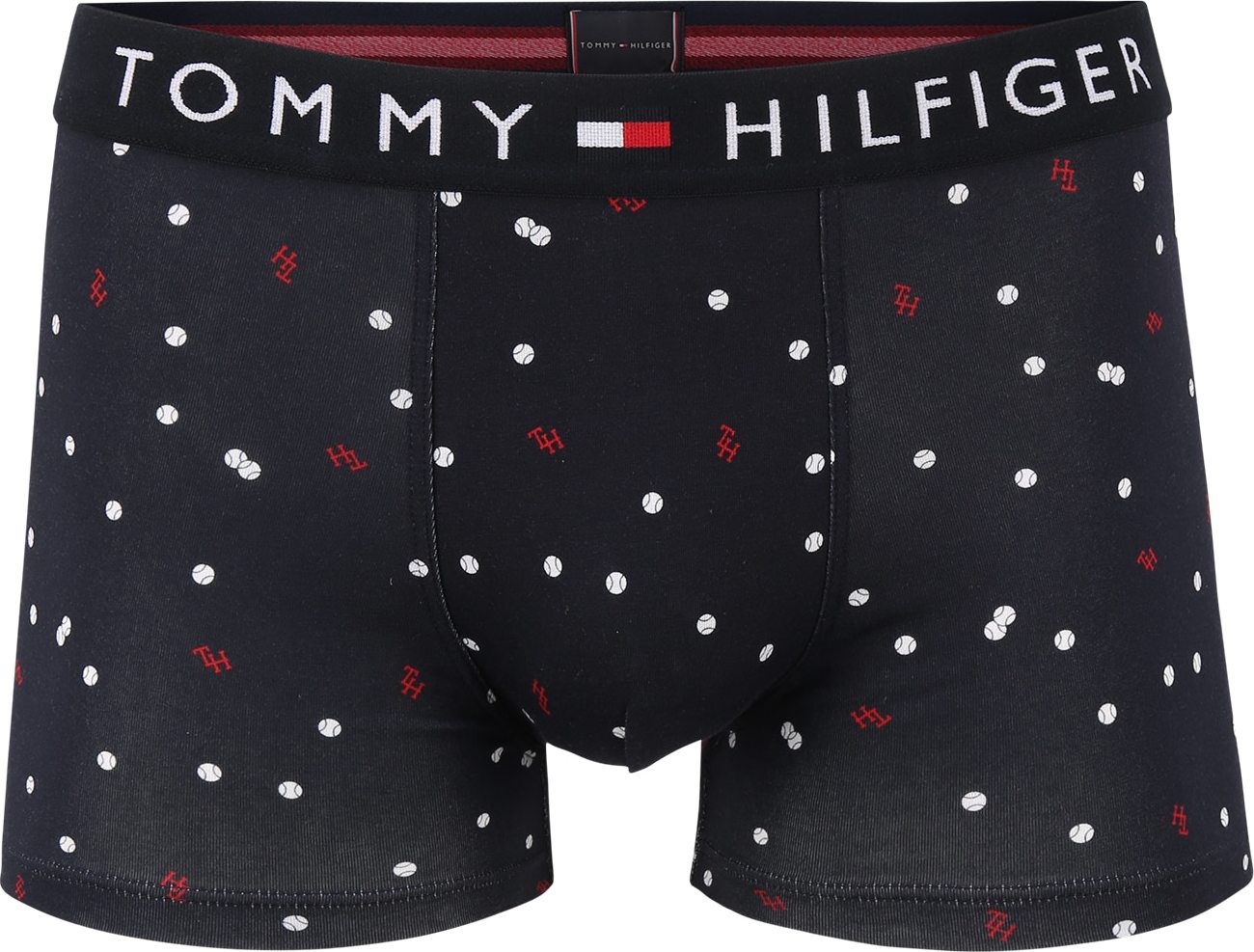 Tommy Hilfiger Underwear Boxerky černá / bílá / červená