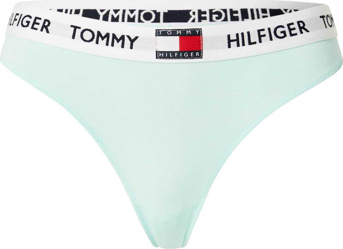 Tommy Hilfiger Underwear Tanga bílá / námořnická modř / opálová / červená