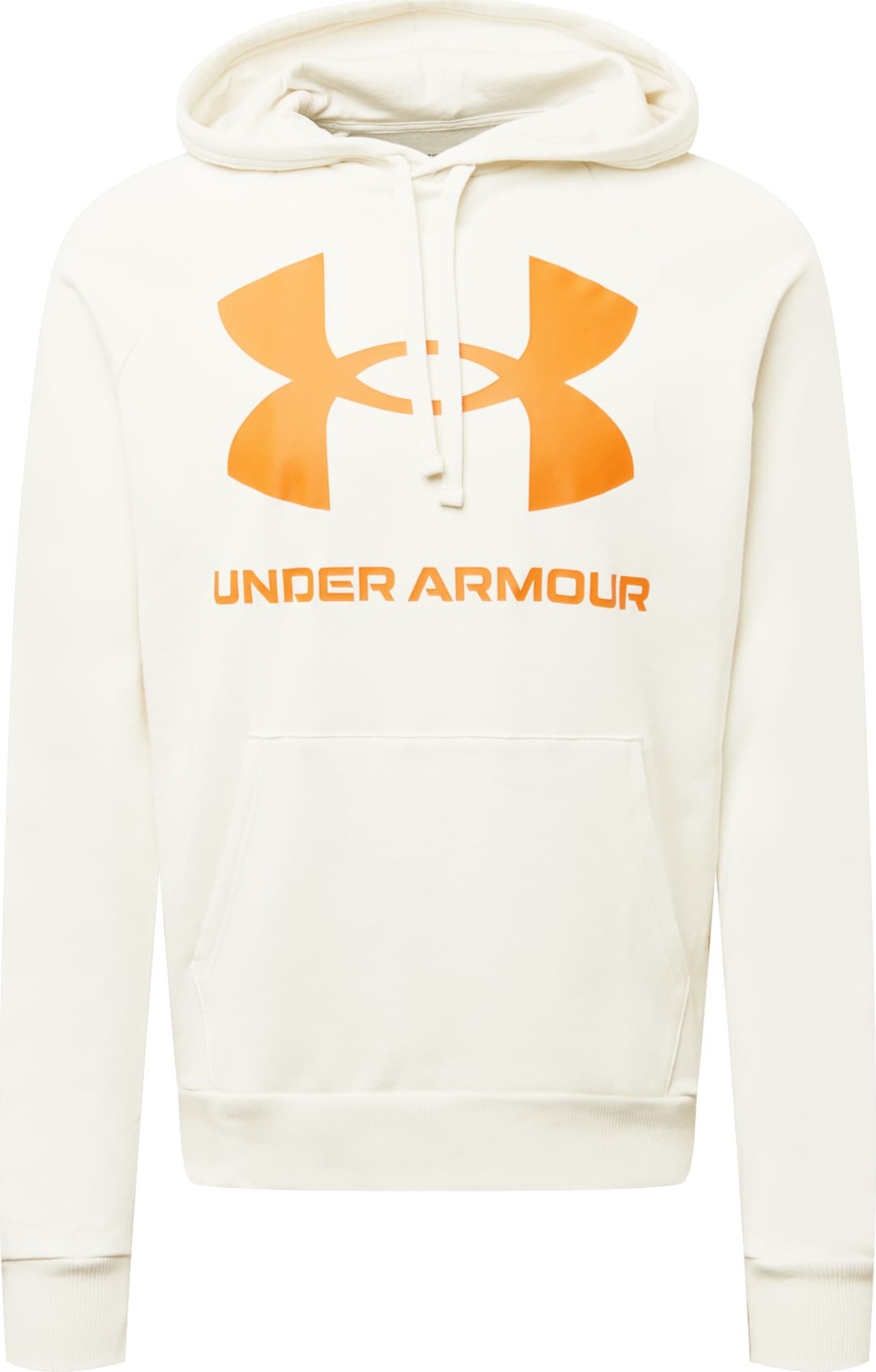 UNDER ARMOUR Sportovní mikina 'Rival' krémová / oranžová