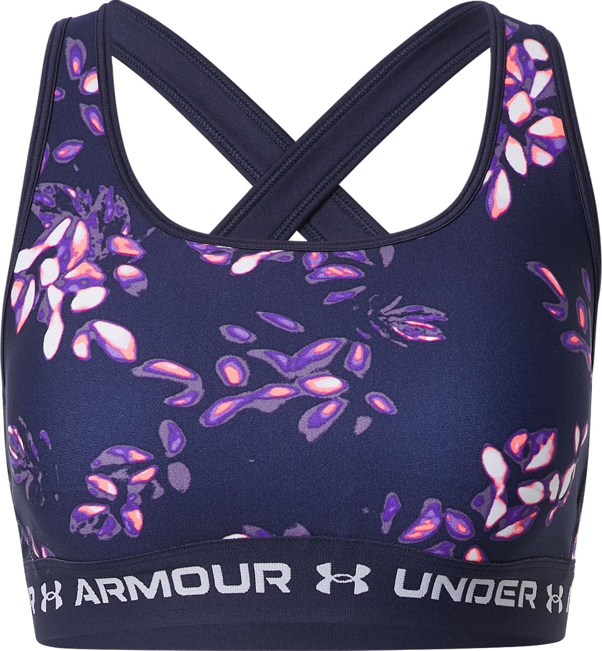 UNDER ARMOUR Sportovní podprsenka tmavě modrá / světle fialová / fialová / šedá