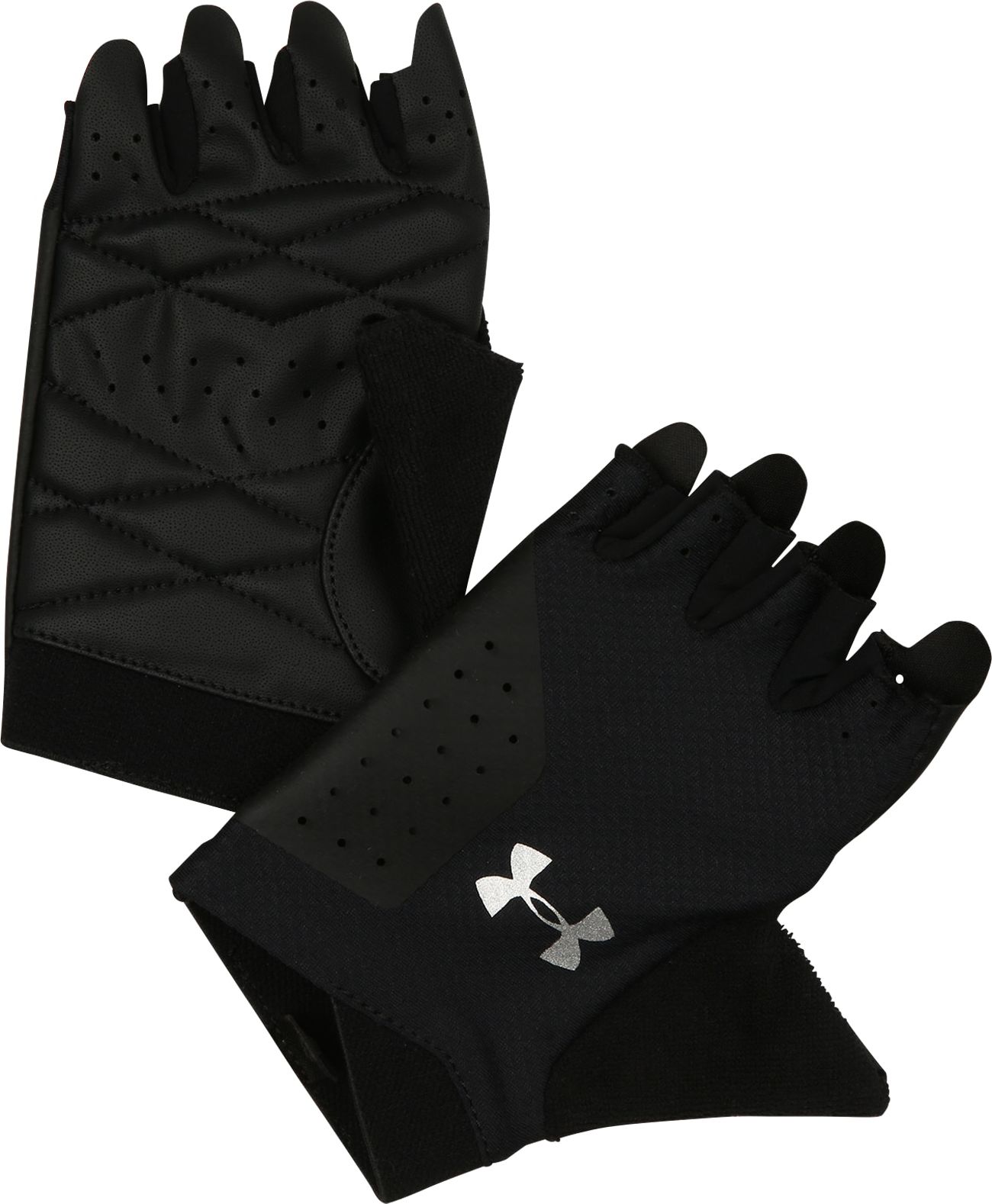 UNDER ARMOUR Sportovní rukavice černá / bílá