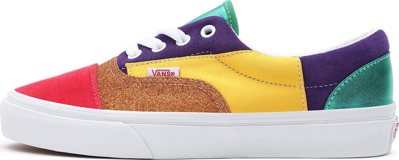 VANS Tenisky 'Era' hnědá / červená / žlutá / zelená / tmavě fialová