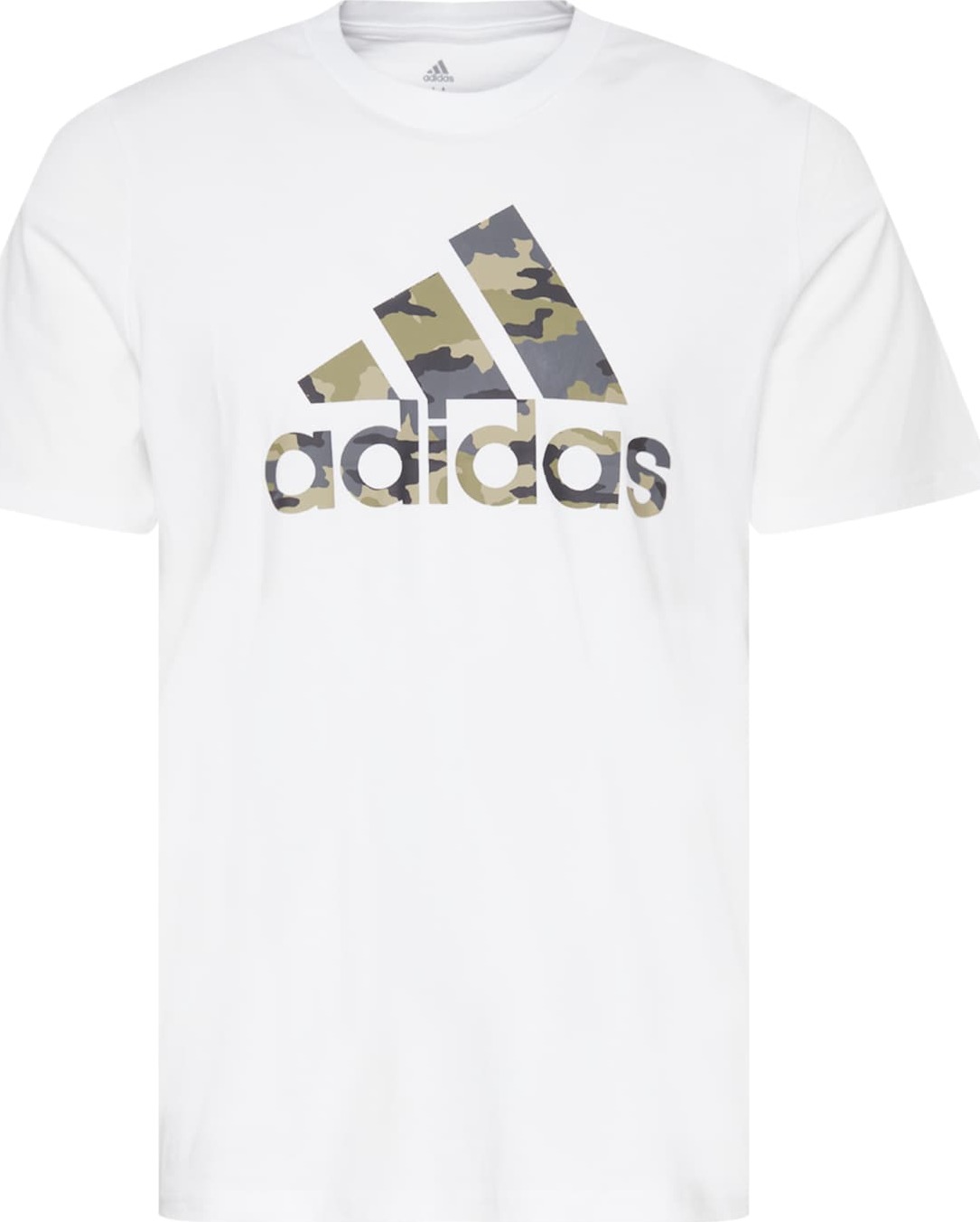 ADIDAS PERFORMANCE Funkční tričko bílá / khaki / olivová / grafitová