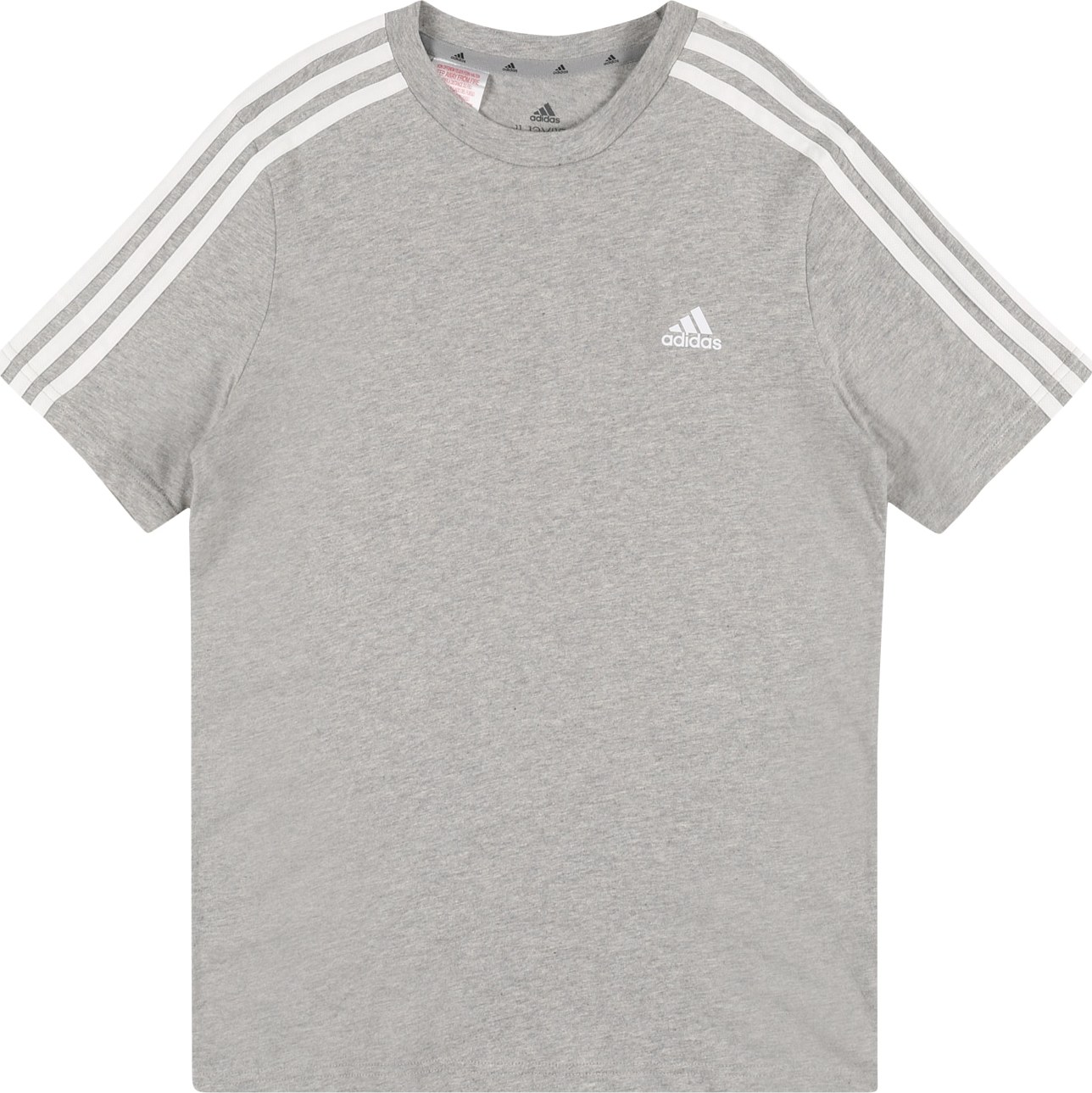 ADIDAS PERFORMANCE Funkční tričko bílá / šedý melír