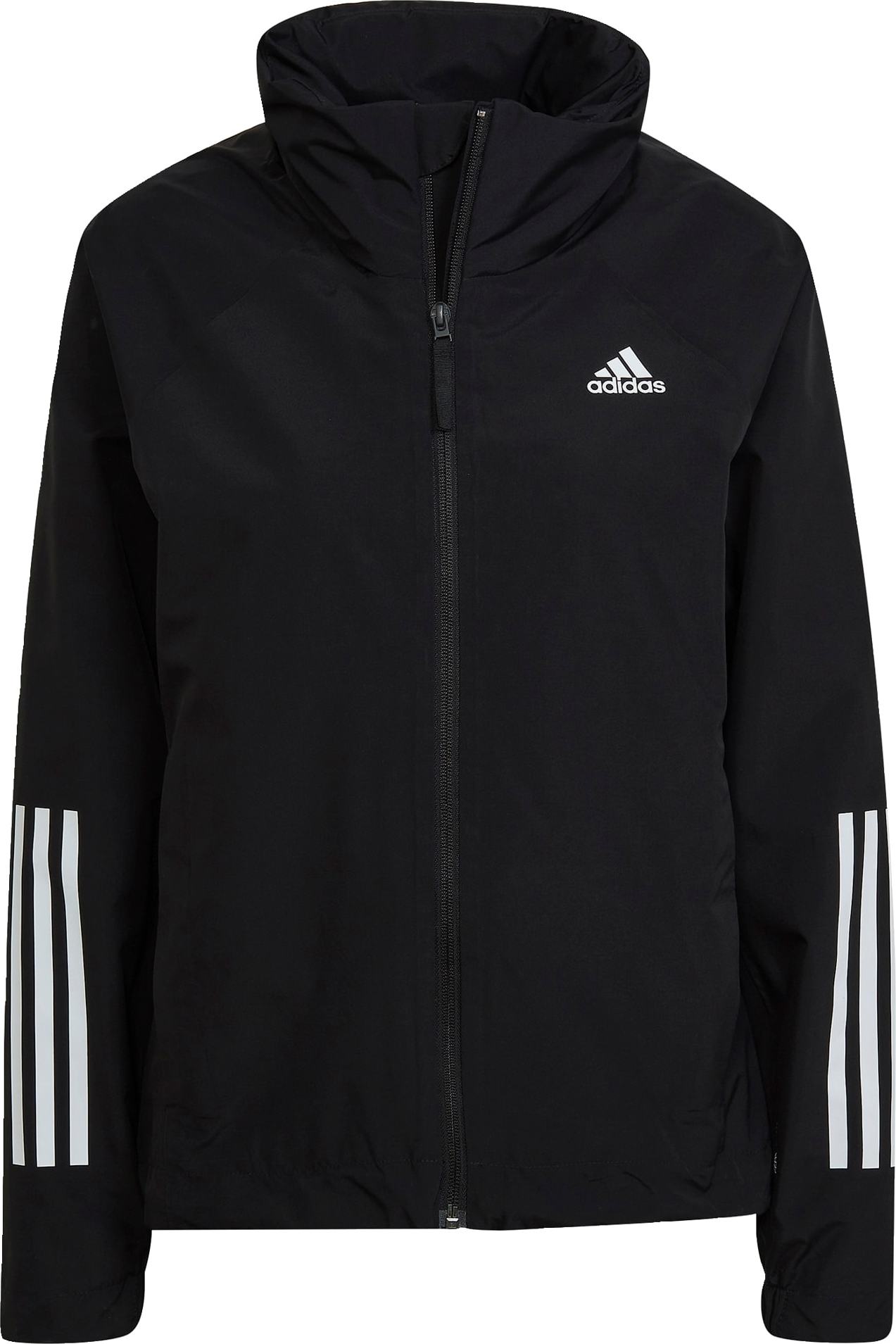 ADIDAS PERFORMANCE Sportovní bunda černá / bílá