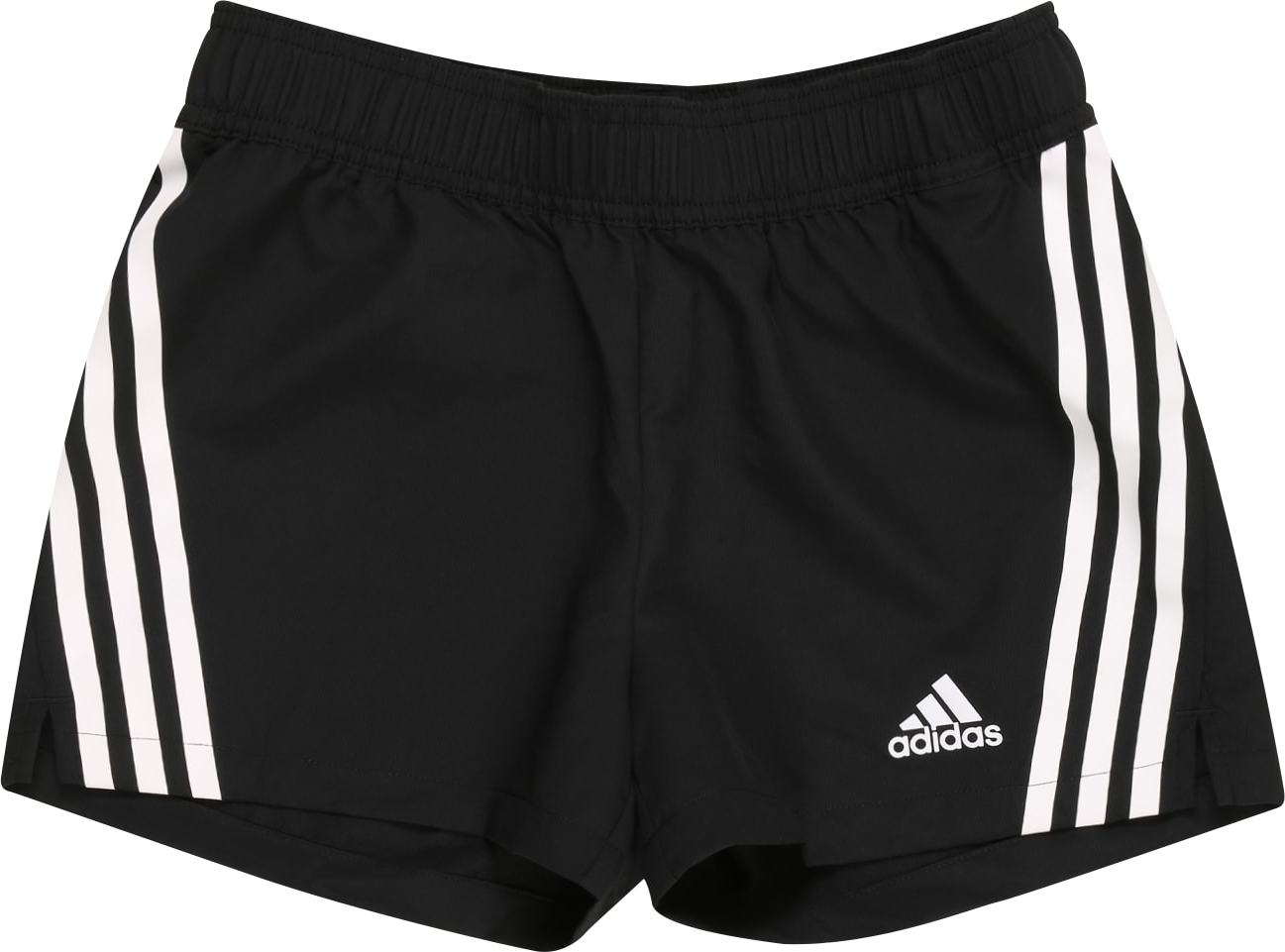 ADIDAS PERFORMANCE Sportovní kalhoty černá / bílá