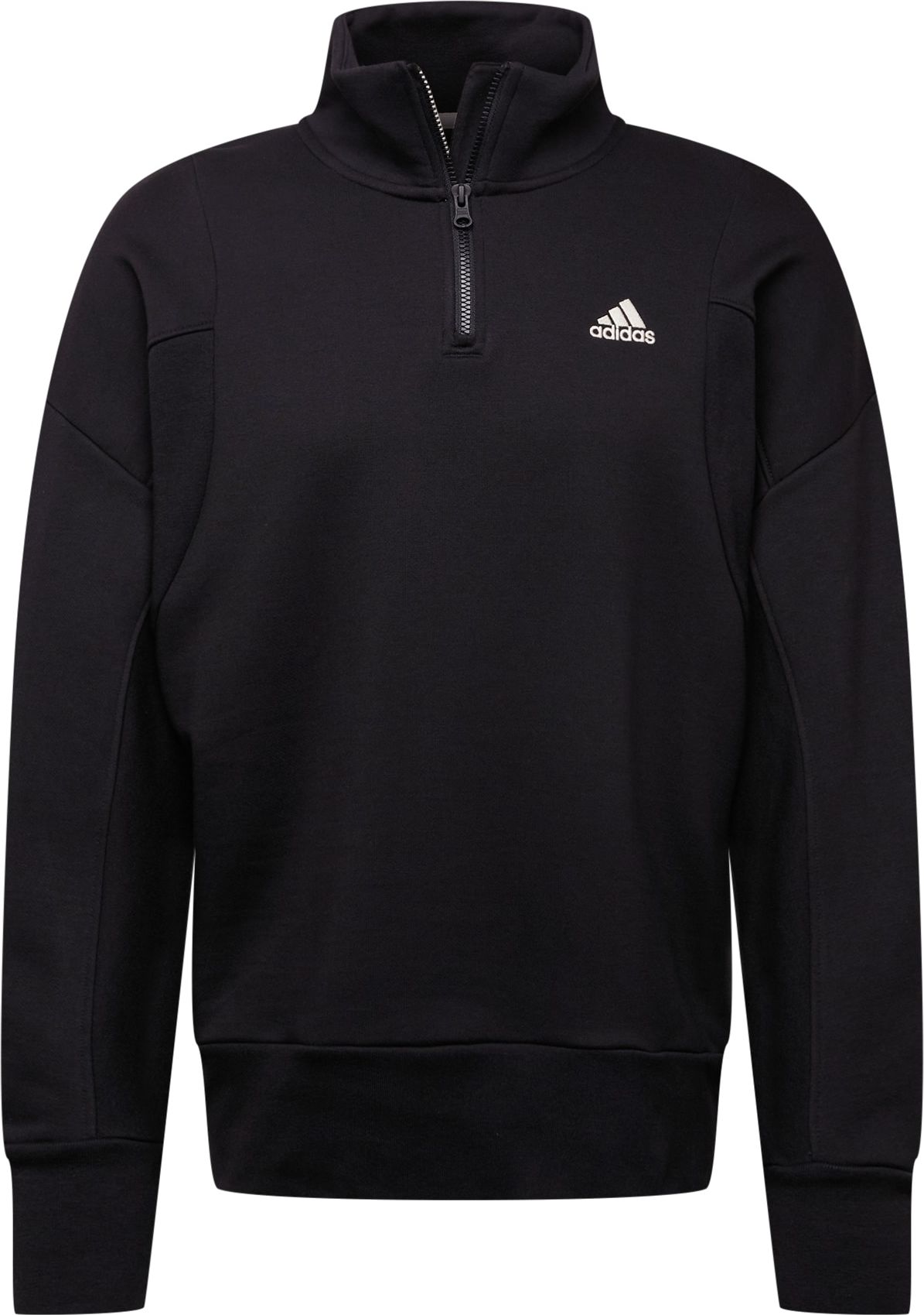 ADIDAS PERFORMANCE Sportovní mikina černá / bílá