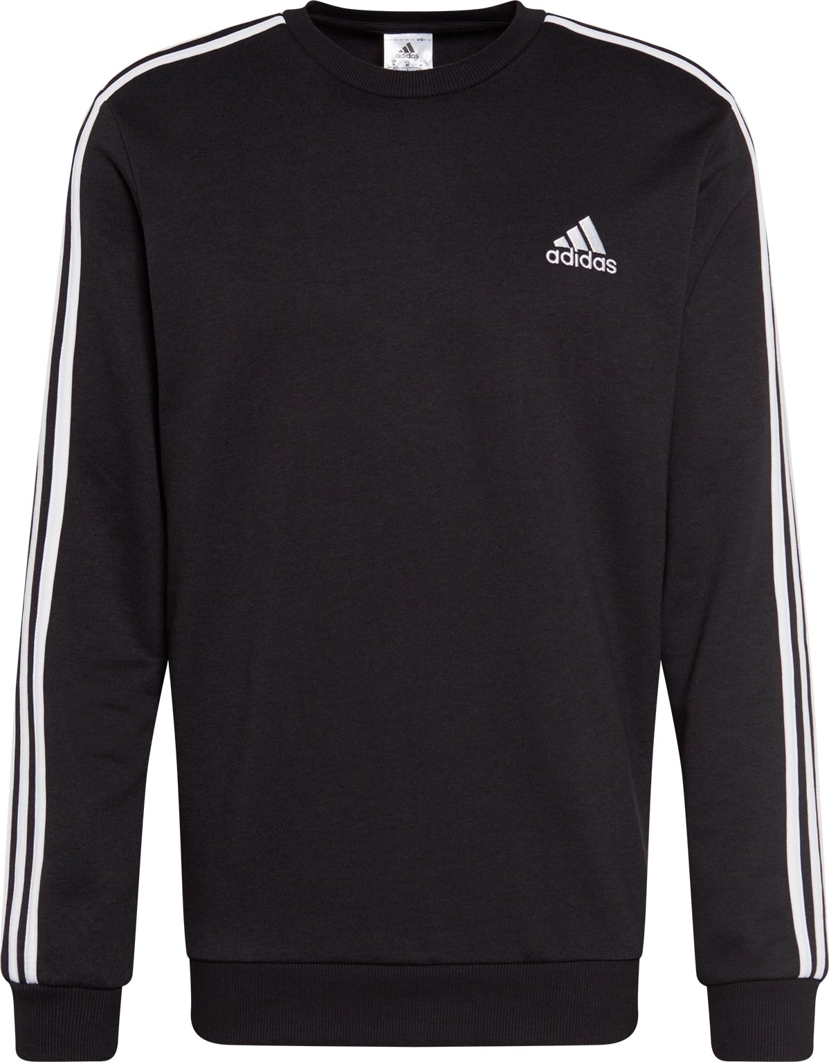 ADIDAS PERFORMANCE Sportovní mikina černá / bílá