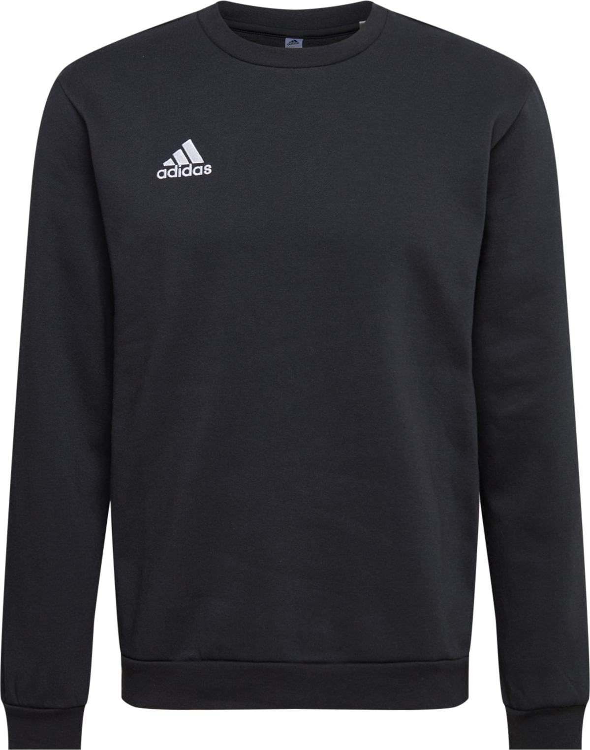 ADIDAS PERFORMANCE Sportovní mikina černá / bílá