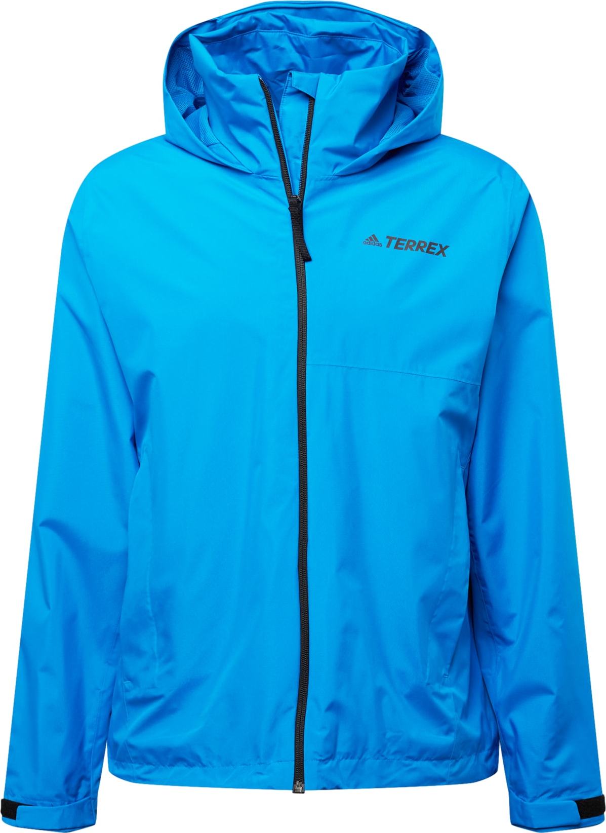 adidas Terrex Outdoorová bunda bílá / modrá / černá