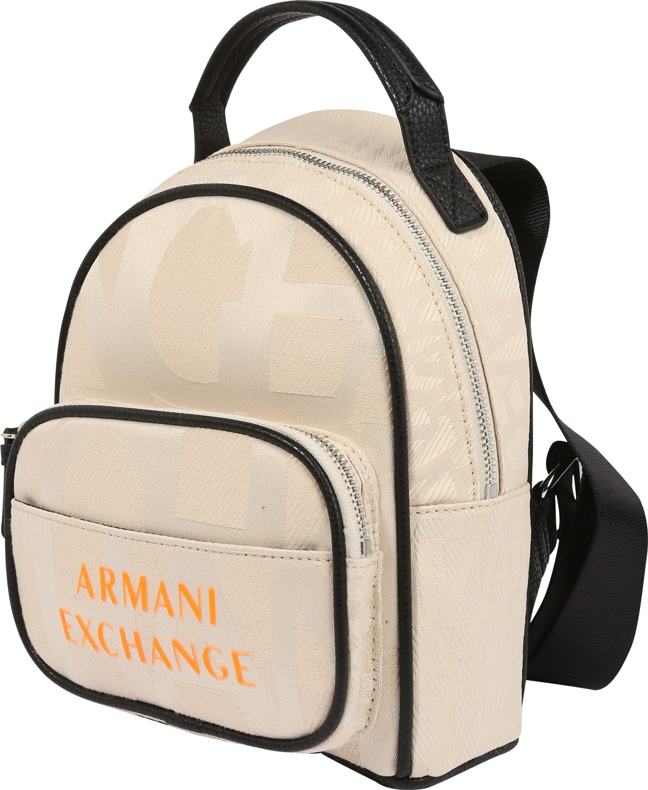 ARMANI EXCHANGE Batoh béžová / černá / oranžová