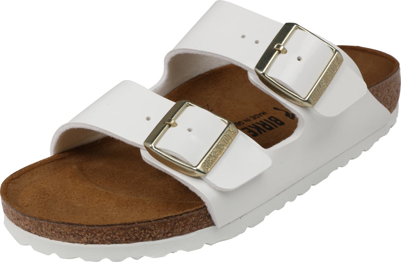 BIRKENSTOCK Pantofle 'Arizona' bílá