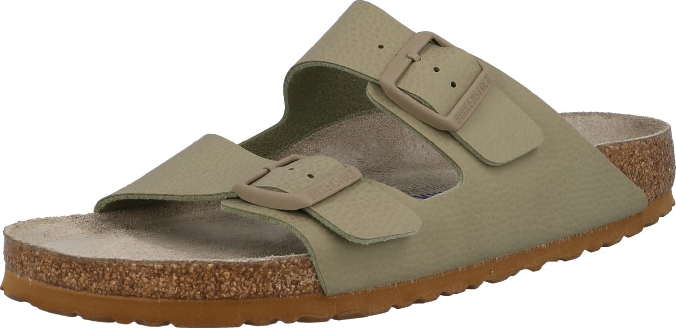 BIRKENSTOCK Pantofle 'Arizona' olivová