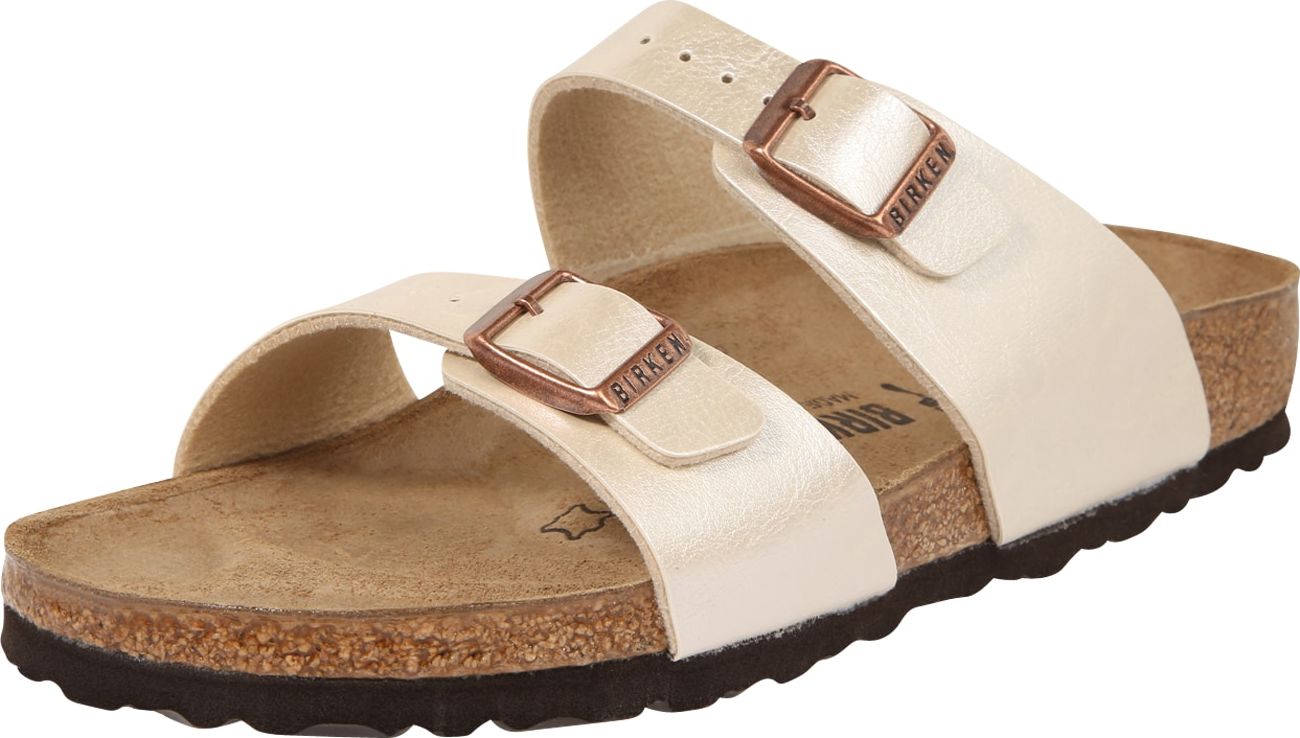 BIRKENSTOCK Pantofle 'Sydney' bílá