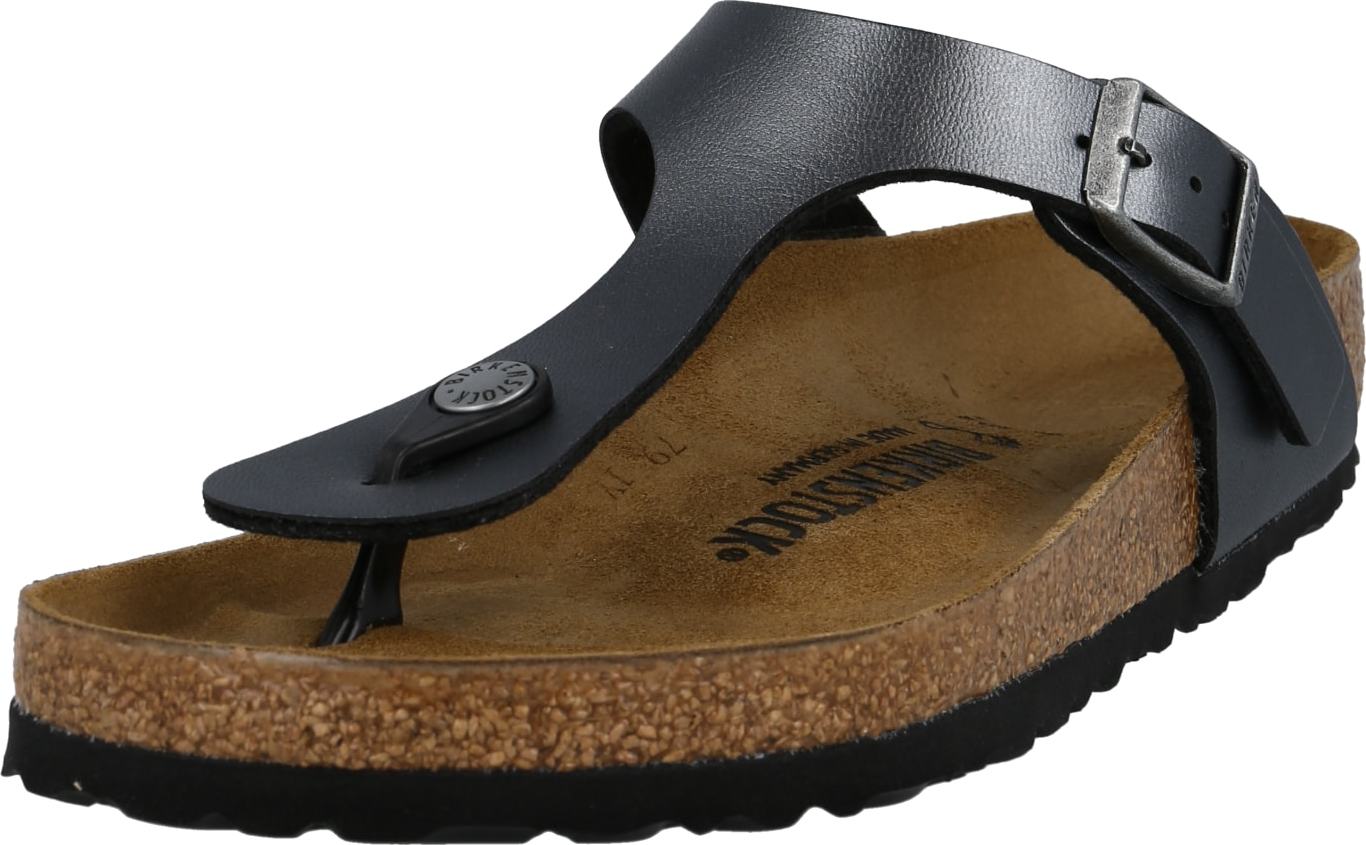 BIRKENSTOCK Žabky 'Gizeh' černá