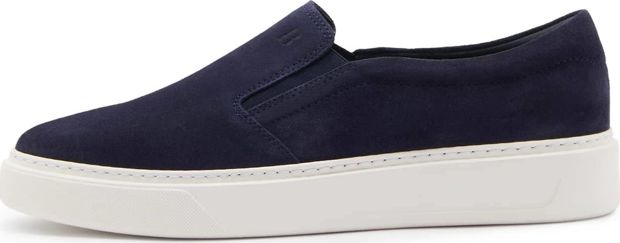 Boggi Milano Slip on boty 'Suede' námořnická modř