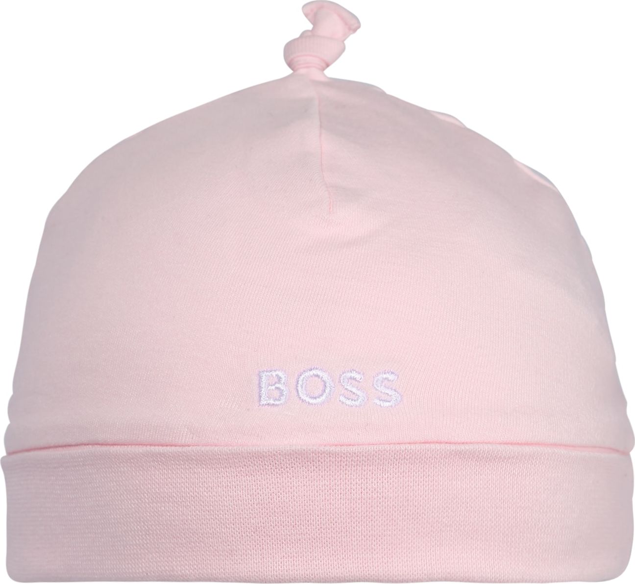 BOSS Kidswear Čepice růžová / bílá