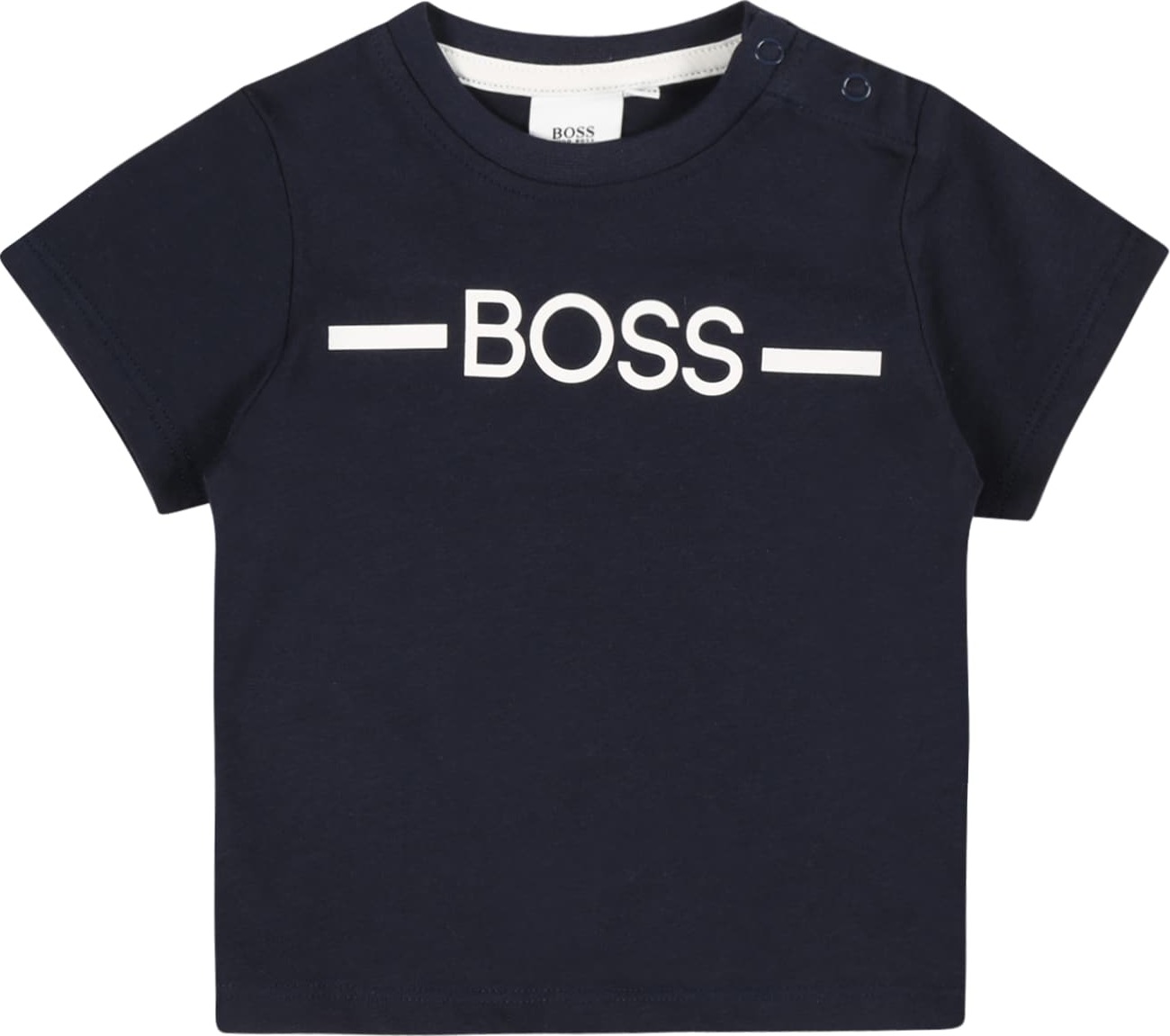 BOSS Kidswear Tričko marine modrá / bílá