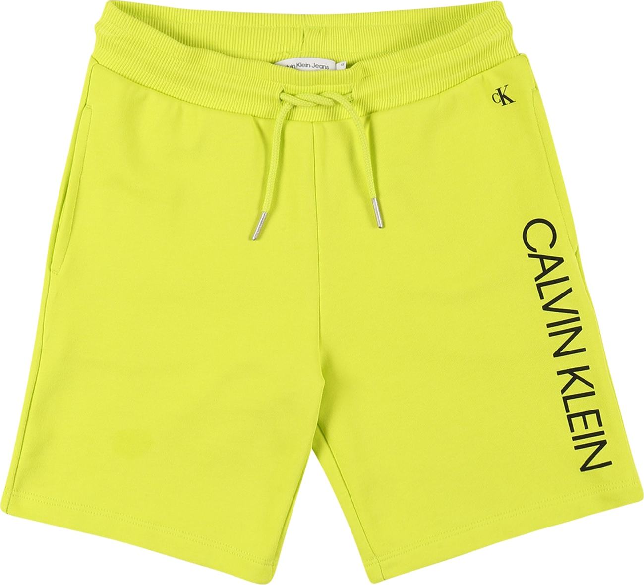 Calvin Klein Jeans Kalhoty limone / černá