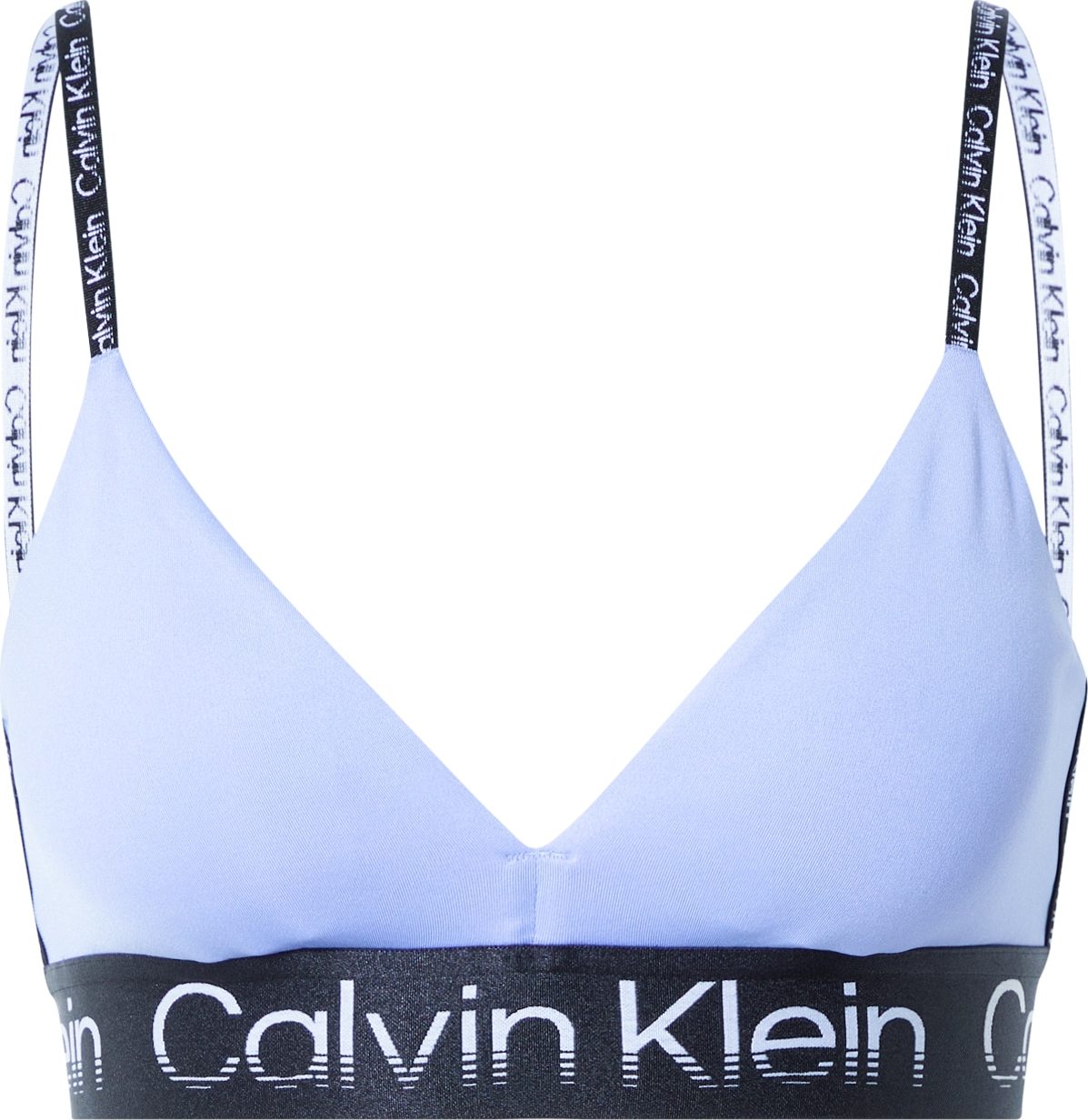 Calvin Klein Performance Sportovní podprsenka lenvandulová / černá / bílá